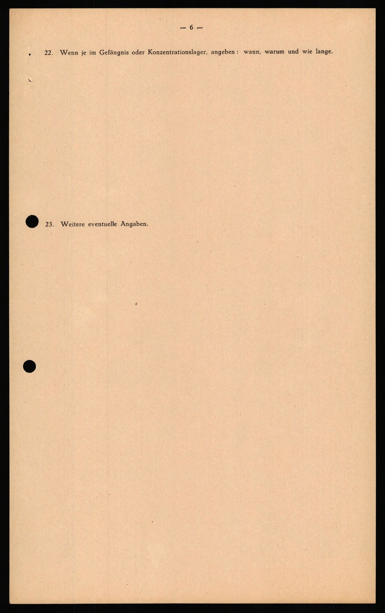 Forsvaret, Forsvarets overkommando II, RA/RAFA-3915/D/Db/L0031: CI Questionaires. Tyske okkupasjonsstyrker i Norge. Tyskere., 1945-1946, p. 435