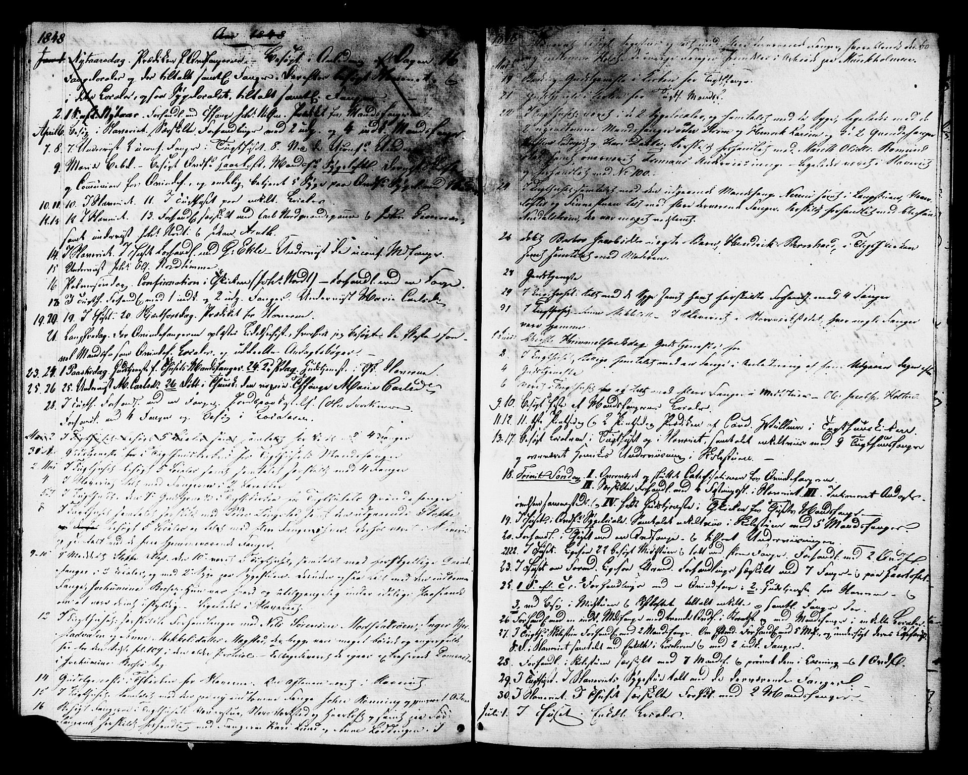 Ministerialprotokoller, klokkerbøker og fødselsregistre - Sør-Trøndelag, SAT/A-1456/624/L0480: Parish register (official) no. 624A01, 1841-1864, p. 60