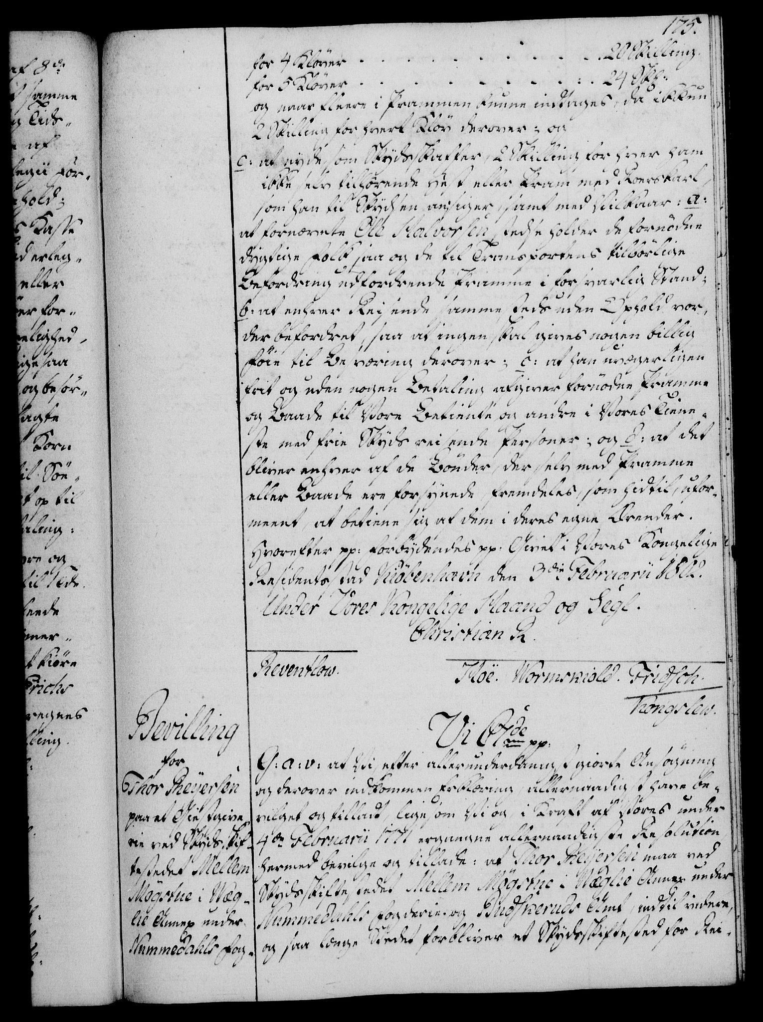 Rentekammeret, Kammerkanselliet, RA/EA-3111/G/Gg/Gga/L0017: Norsk ekspedisjonsprotokoll med register (merket RK 53.17), 1801-1803, p. 175