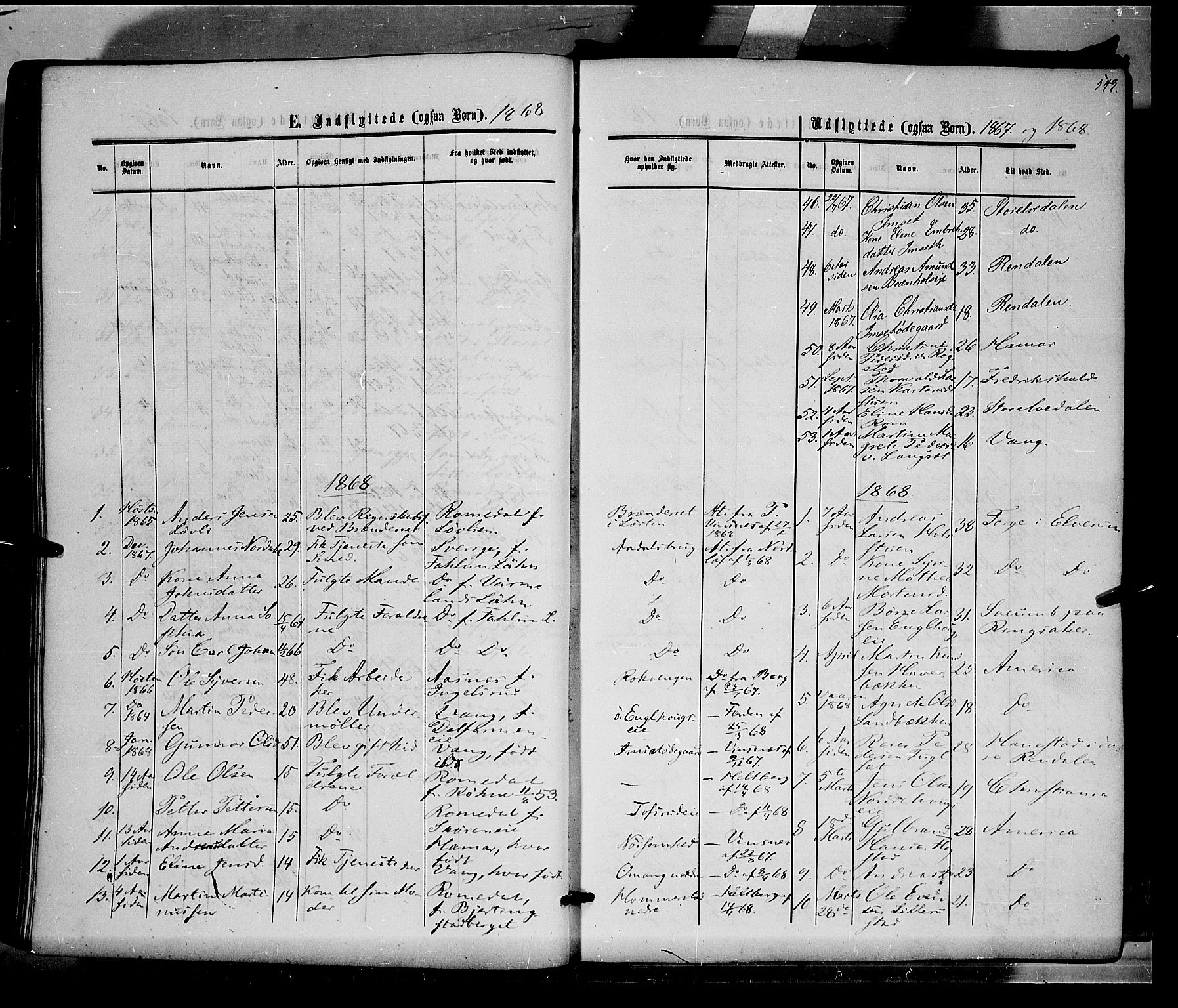 Løten prestekontor, AV/SAH-PREST-022/K/Ka/L0008: Parish register (official) no. 8, 1860-1877, p. 543