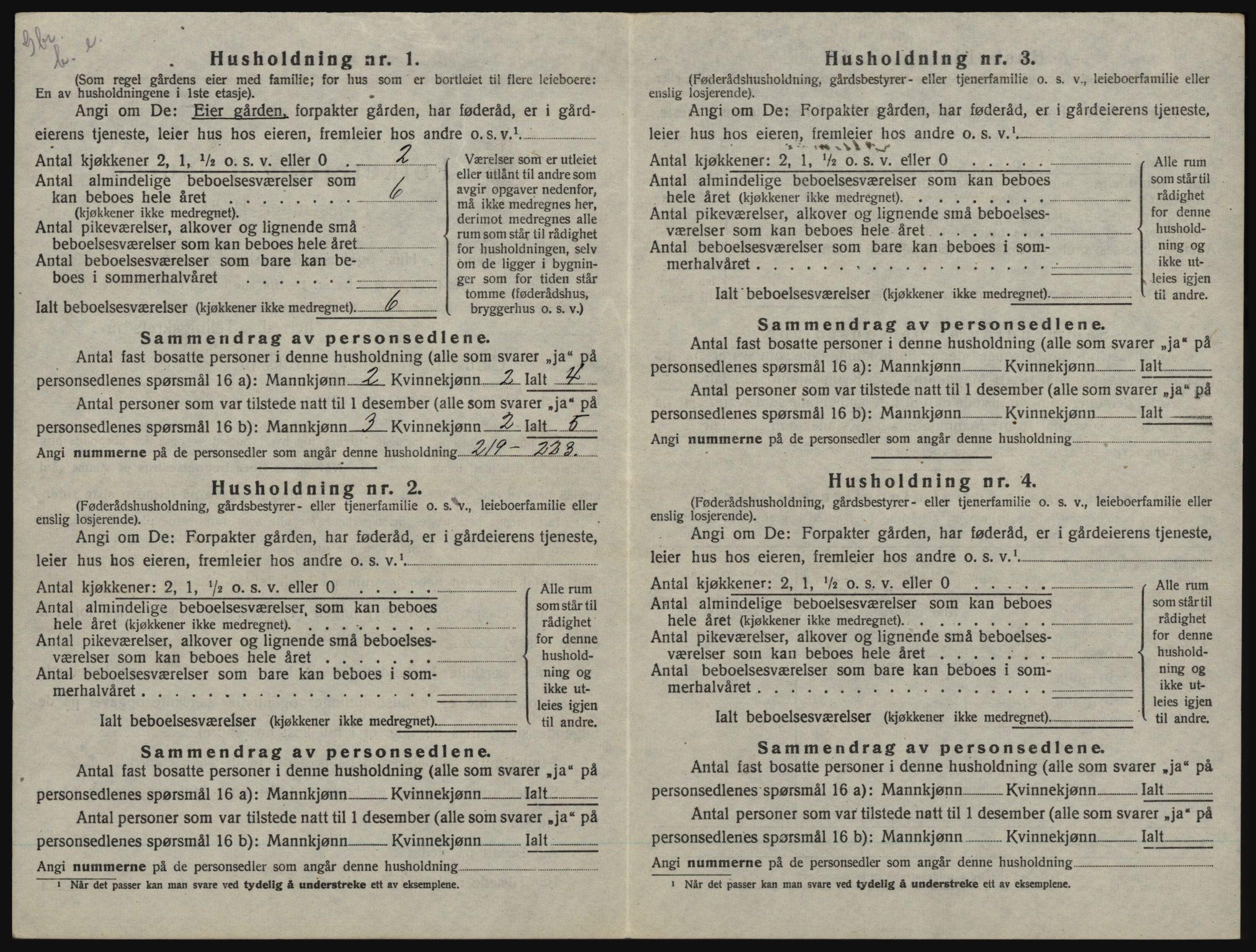 SAO, 1920 census for Idd, 1920, p. 1325