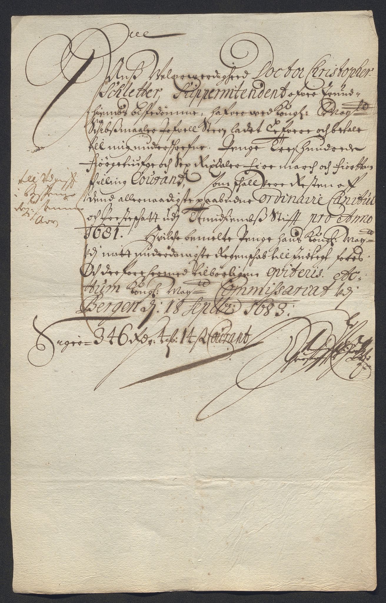 Rentekammeret inntil 1814, Reviderte regnskaper, Kirkeregnskap, AV/RA-EA-4067/Rf/L0129: Kirkeregnskap, 1625-1684, p. 610