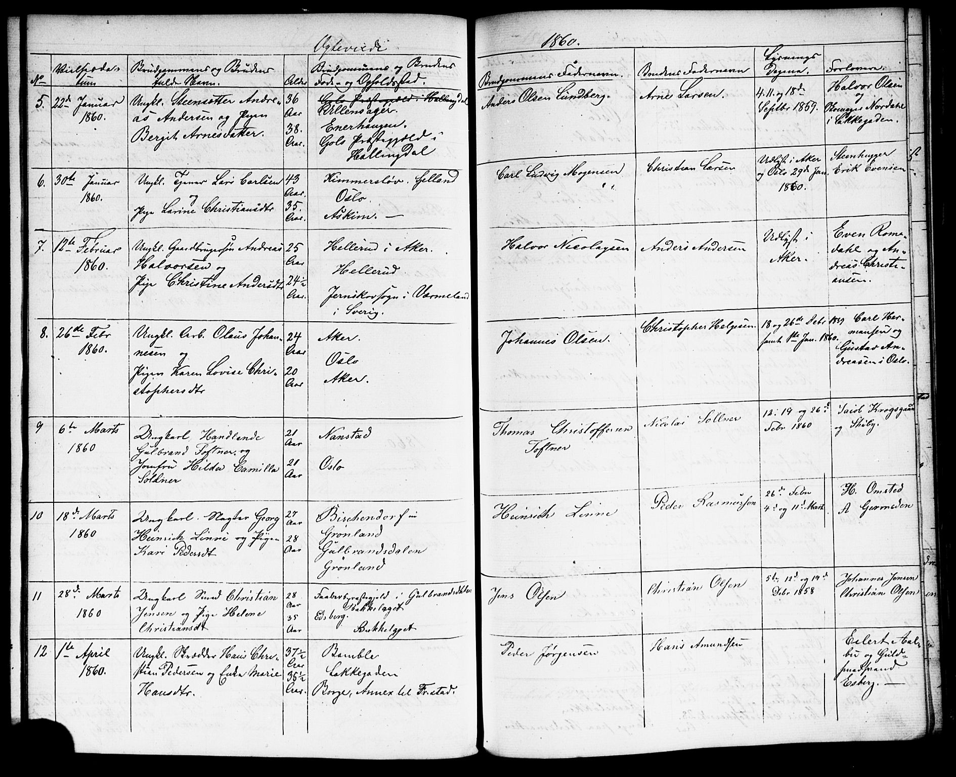 Grønland prestekontor Kirkebøker, AV/SAO-A-10848/G/Ga/L0001: Parish register (copy) no. 1, 1859-1861