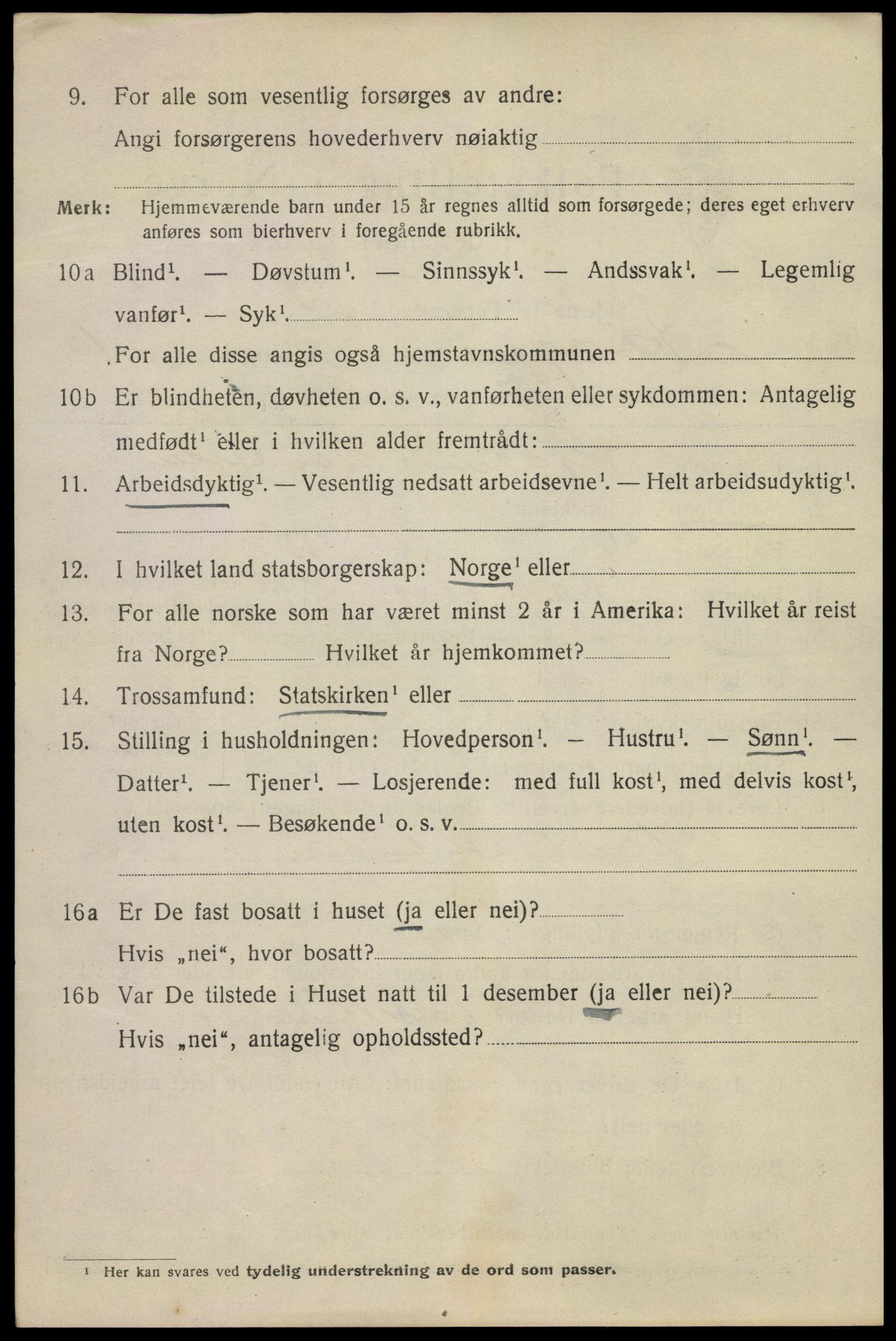 SAKO, 1920 census for Kragerø, 1920, p. 13892