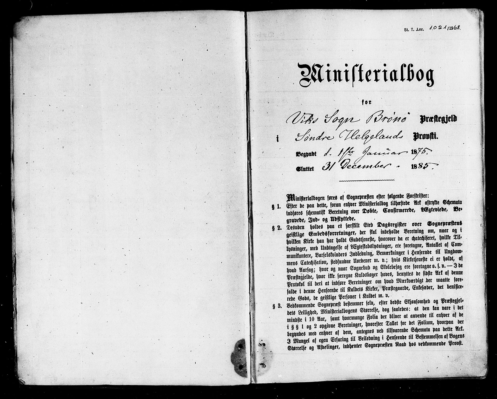 Ministerialprotokoller, klokkerbøker og fødselsregistre - Nordland, SAT/A-1459/812/L0177: Parish register (official) no. 812A06, 1875-1885