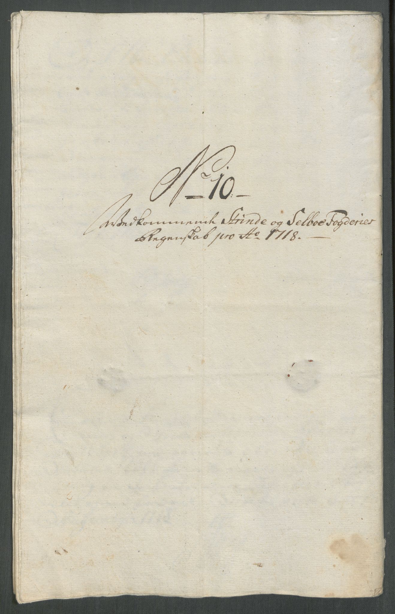 Rentekammeret inntil 1814, Reviderte regnskaper, Fogderegnskap, RA/EA-4092/R61/L4116: Fogderegnskap Strinda og Selbu, 1717-1718, p. 411
