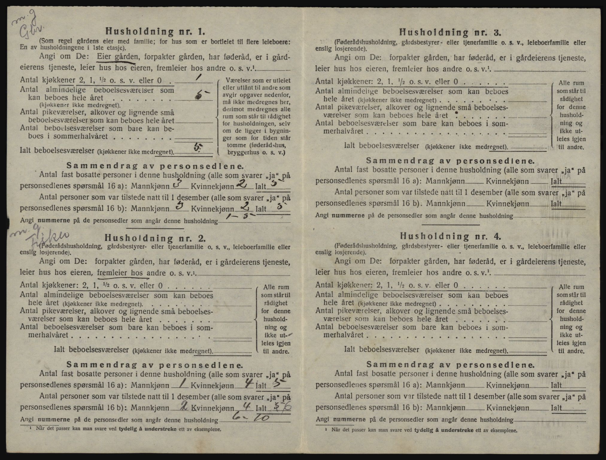 SATØ, 1920 census for Balsfjord, 1920, p. 1189