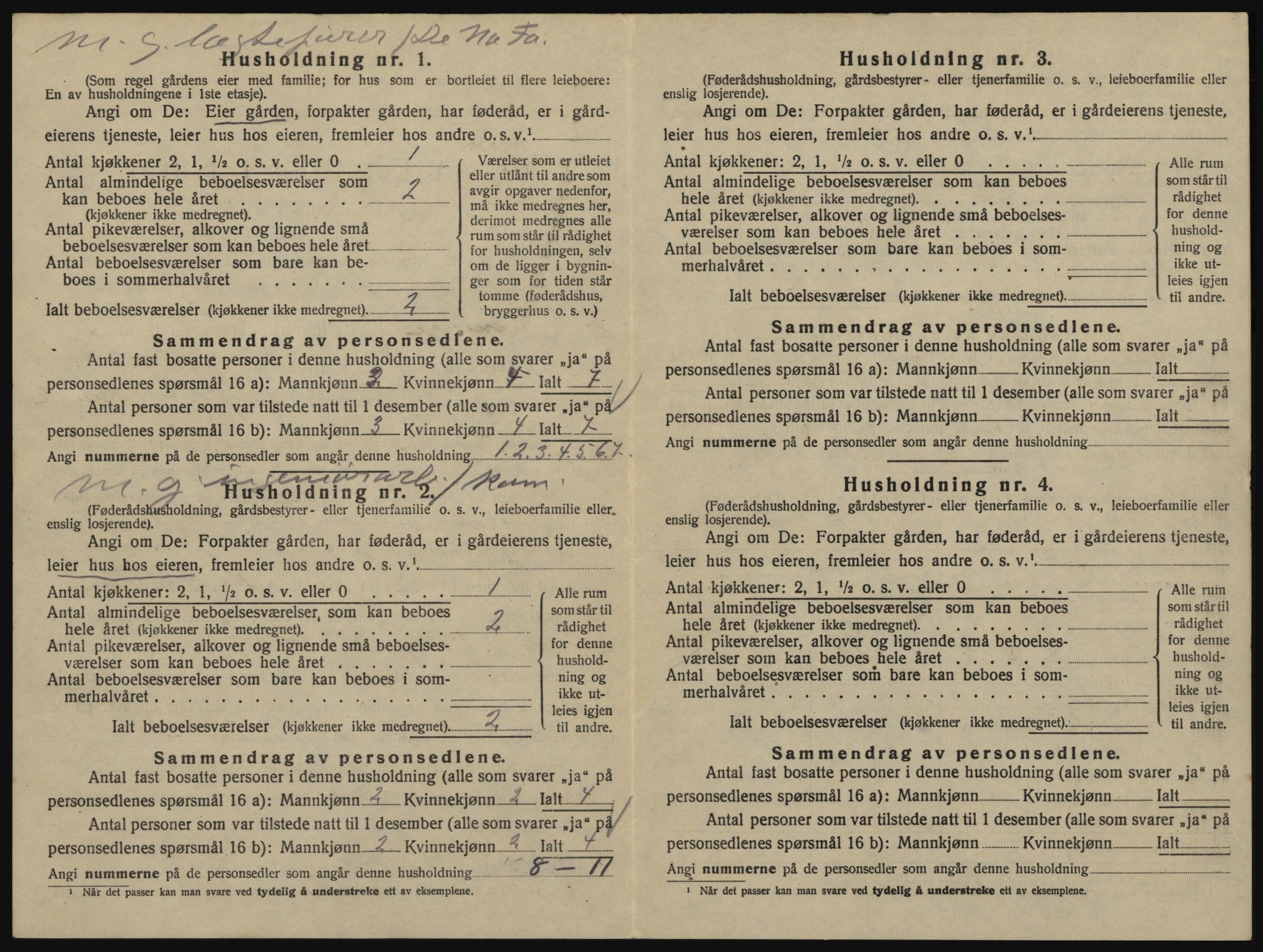 SAO, 1920 census for Glemmen, 1920, p. 2256