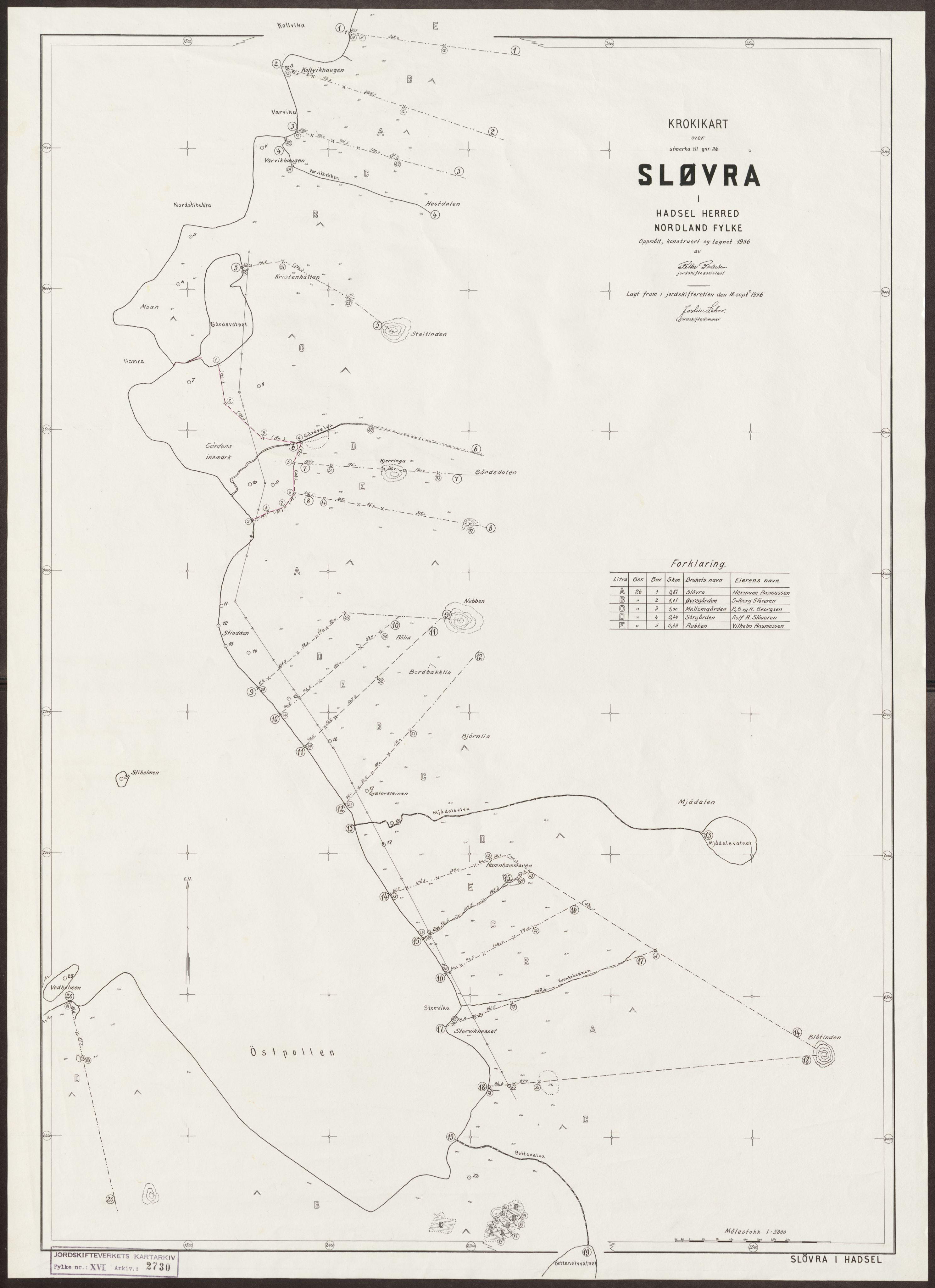 Jordskifteverkets kartarkiv, AV/RA-S-3929/T, 1859-1988, p. 3508