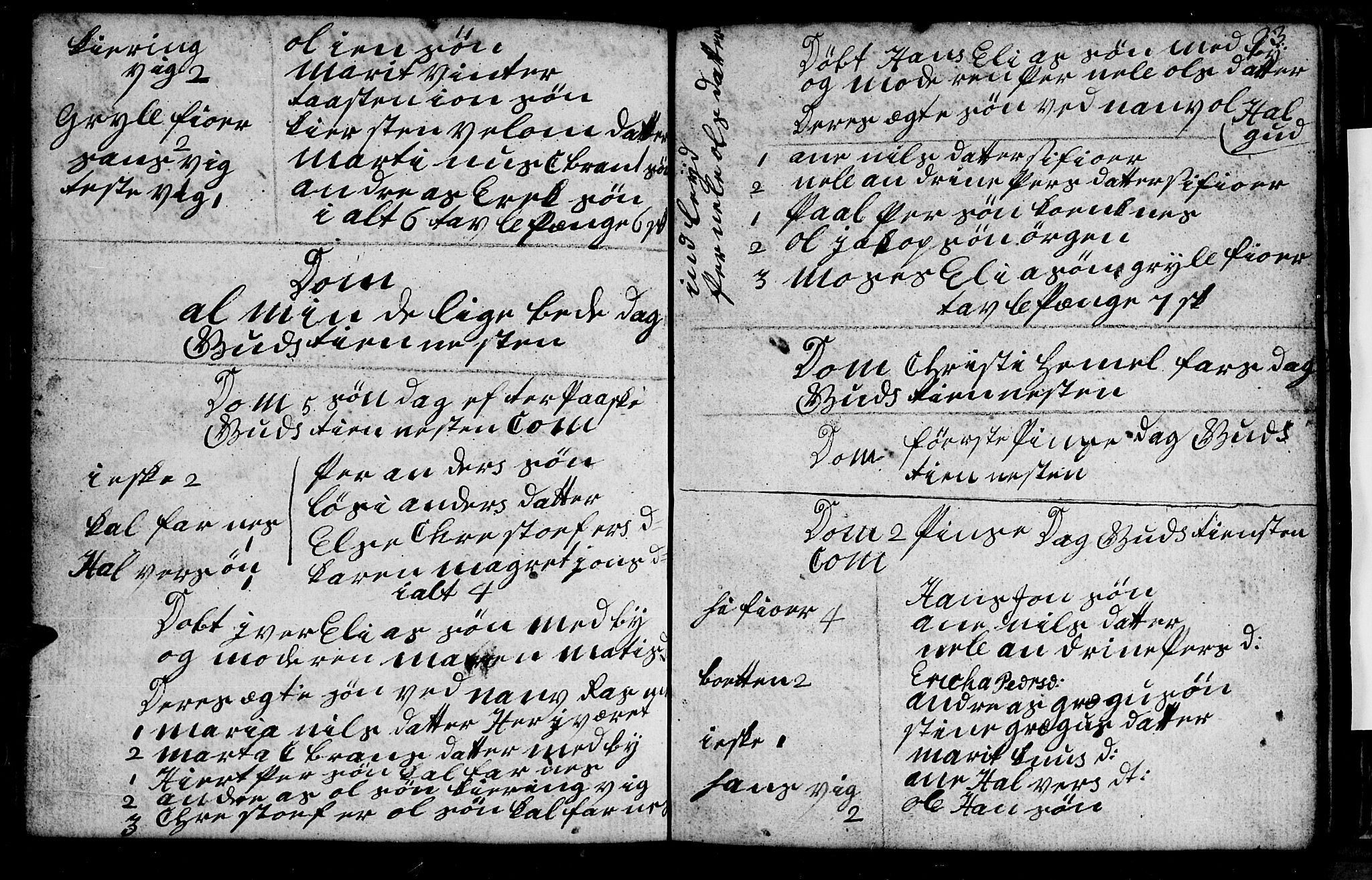 Berg sokneprestkontor, AV/SATØ-S-1318/G/Ga/Gab/L0010klokker: Parish register (copy) no. 10, 1783-1811, p. 93