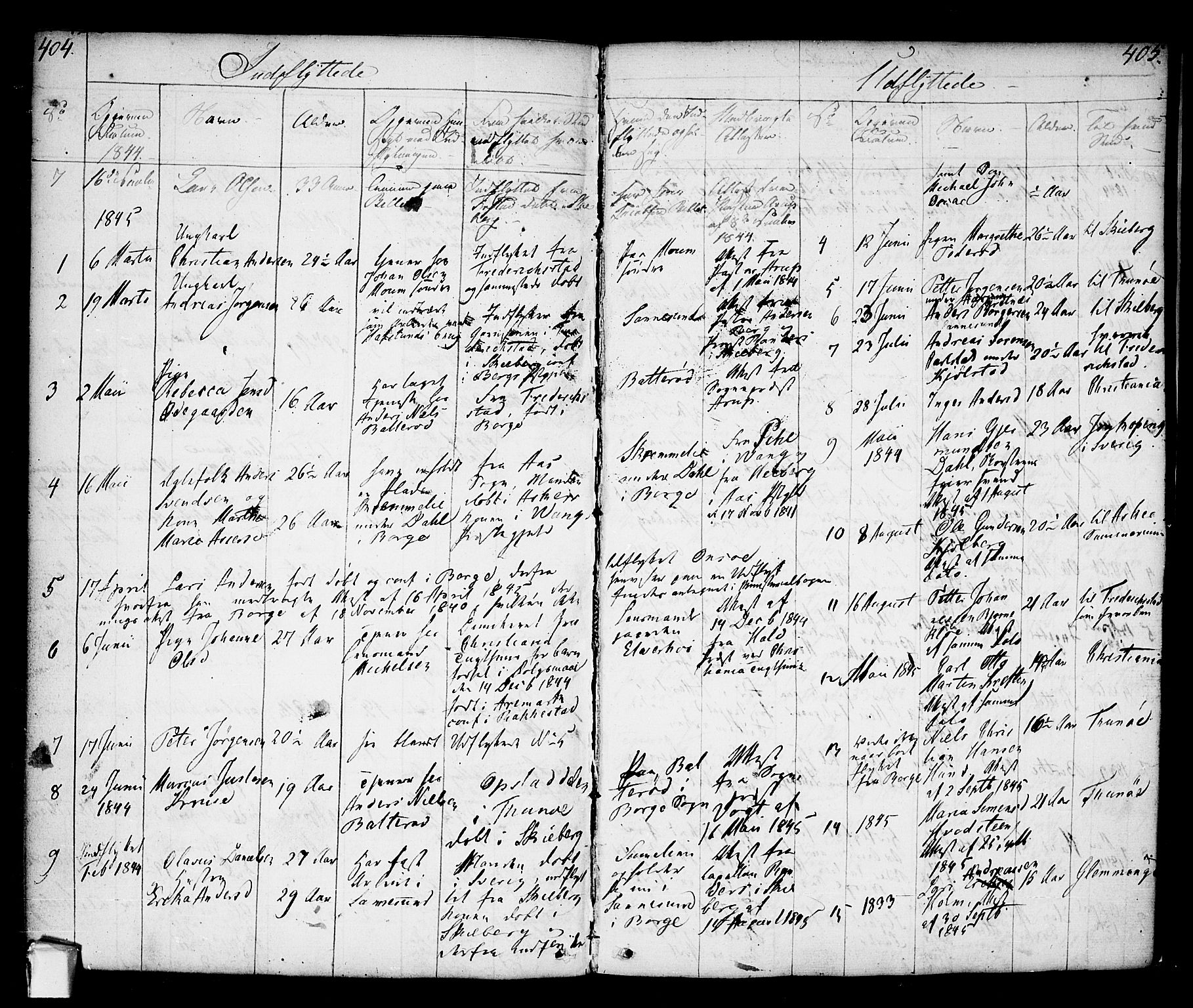 Borge prestekontor Kirkebøker, AV/SAO-A-10903/F/Fa/L0004: Parish register (official) no. I 4, 1836-1848, p. 404-405