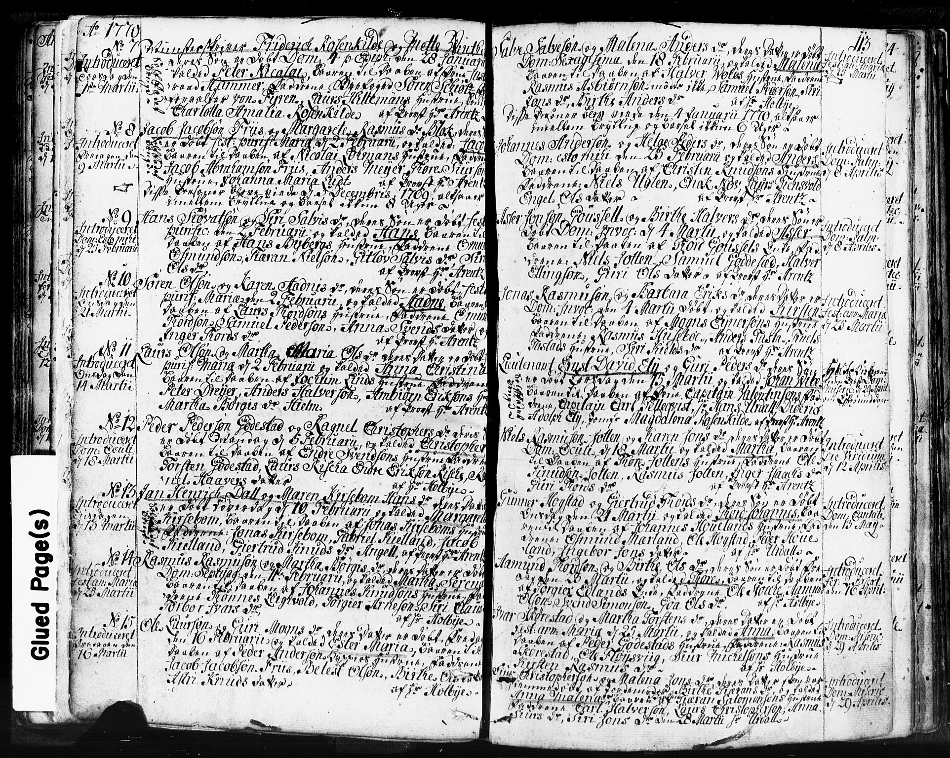 Domkirken sokneprestkontor, SAST/A-101812/001/30/30BB/L0004: Parish register (copy) no. B 4, 1752-1790, p. 113
