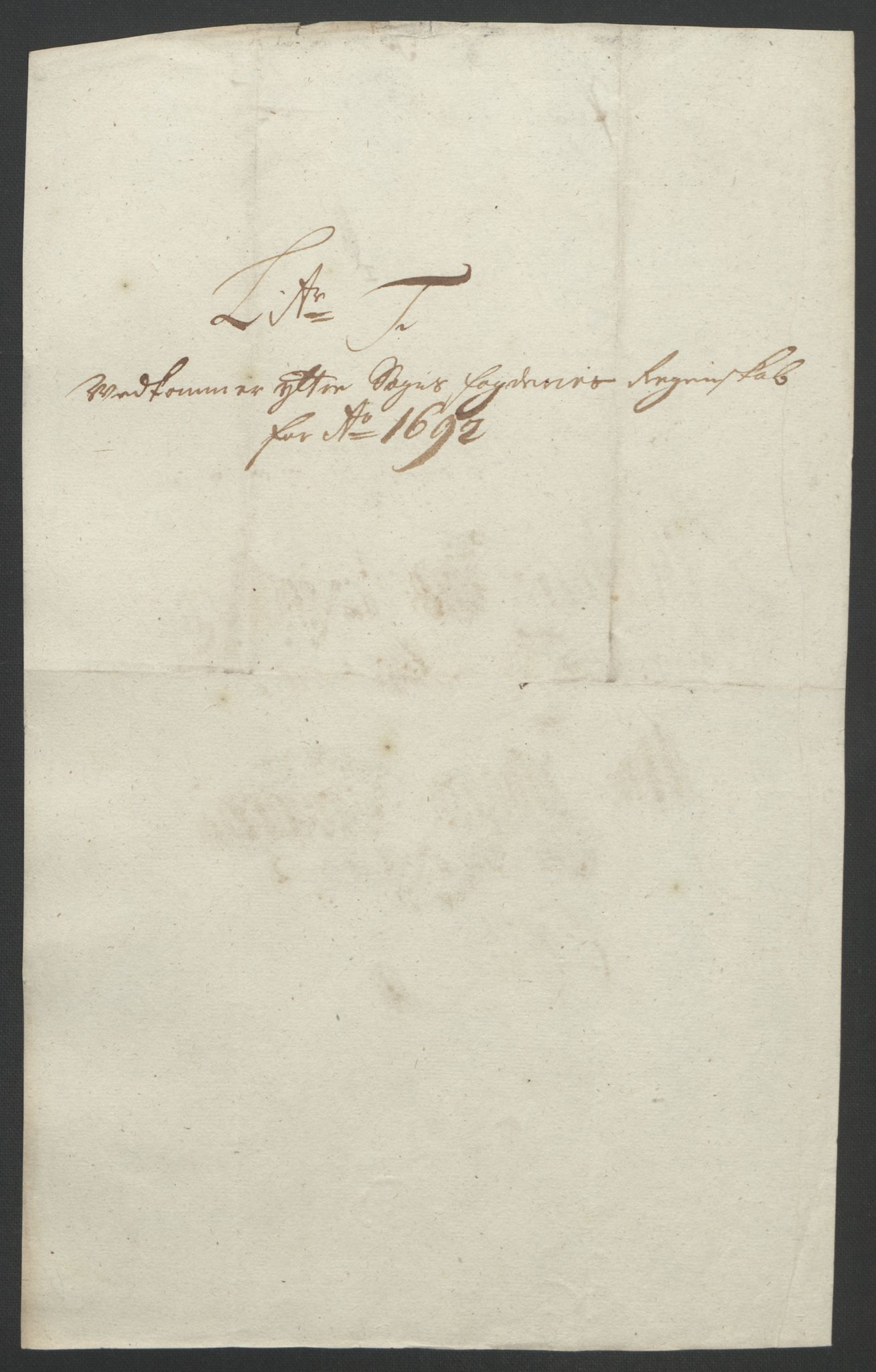 Rentekammeret inntil 1814, Reviderte regnskaper, Fogderegnskap, RA/EA-4092/R52/L3306: Fogderegnskap Sogn, 1691-1692, p. 357