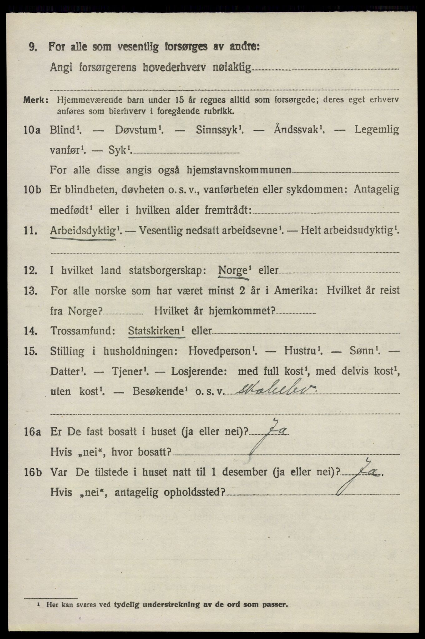 SAO, 1920 census for Frogn, 1920, p. 934