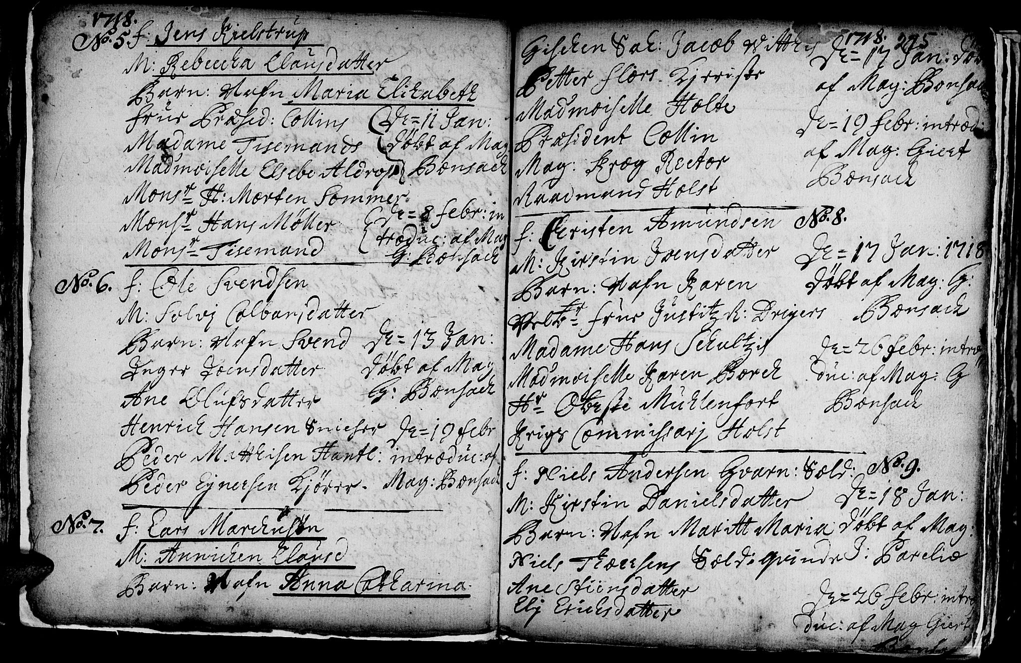 Ministerialprotokoller, klokkerbøker og fødselsregistre - Sør-Trøndelag, SAT/A-1456/601/L0035: Parish register (official) no. 601A03, 1713-1728, p. 275