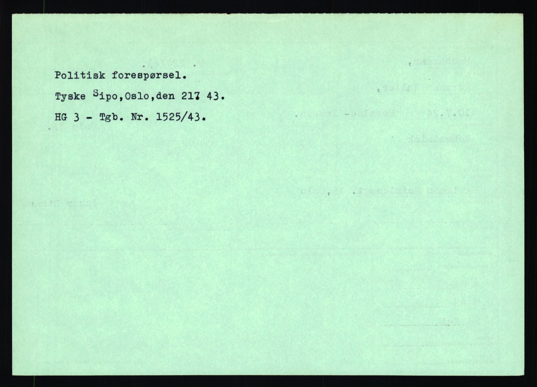 Statspolitiet - Hovedkontoret / Osloavdelingen, AV/RA-S-1329/C/Ca/L0006: Hanche - Hokstvedt, 1943-1945, p. 2786