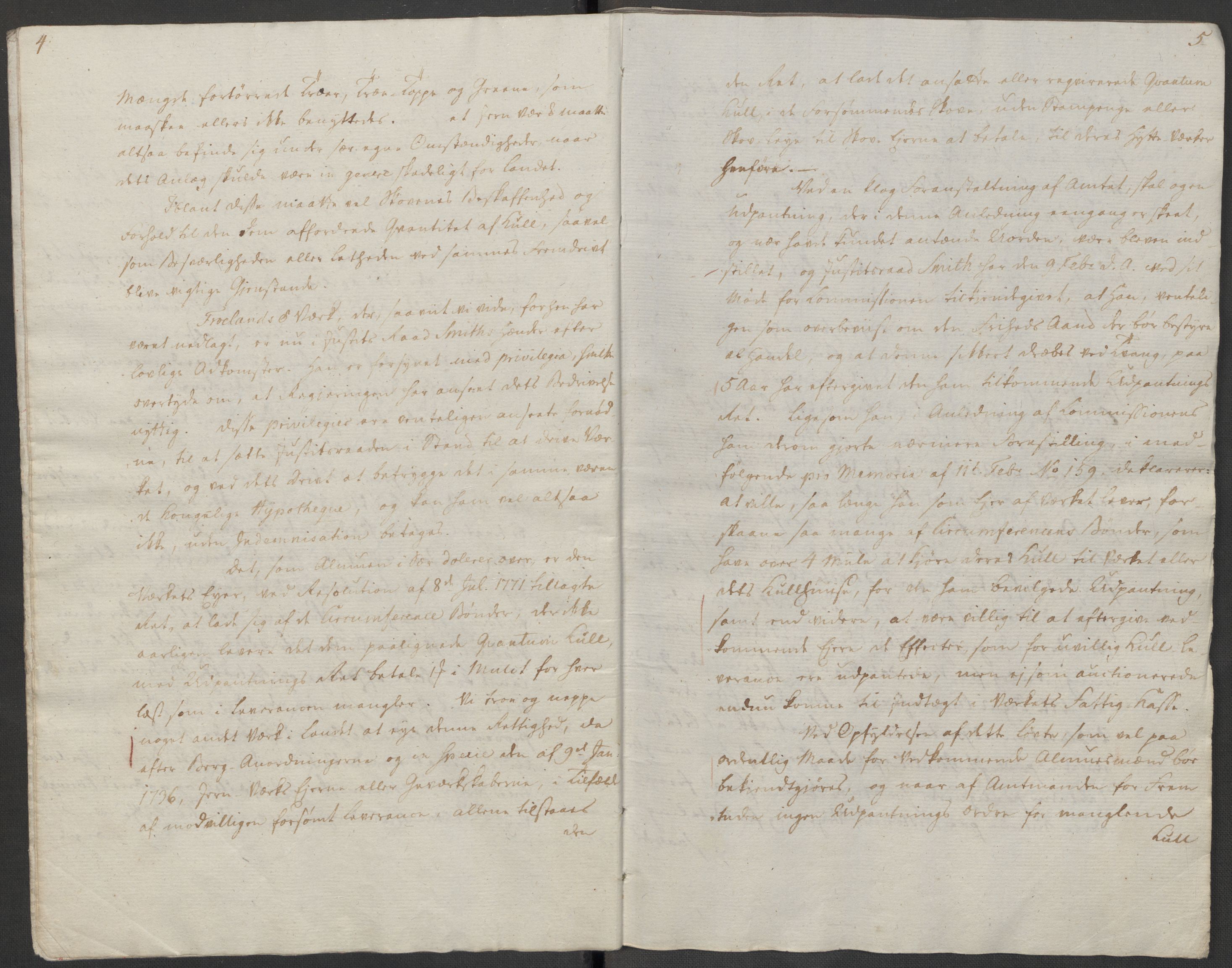 Danske Kanselli, Skapsaker, AV/RA-EA-4061/F/L0102: Skap 16, pakke 7 VIII, 1787-1800, p. 192