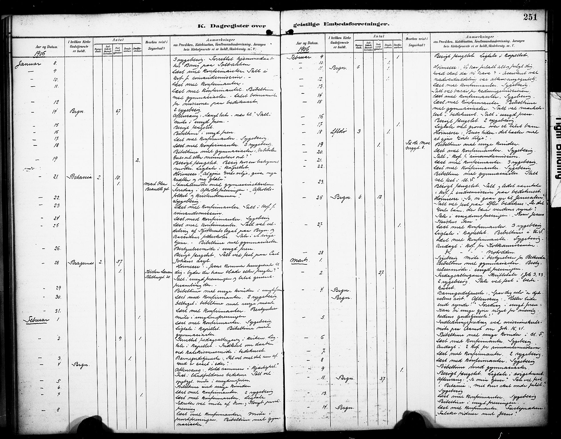 Bragernes kirkebøker, AV/SAKO-A-6/F/Fc/L0006: Parish register (official) no. III 6, 1888-1899, p. 251