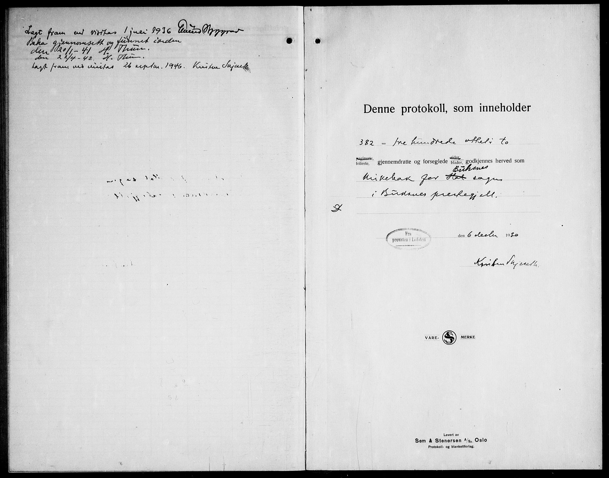 Ministerialprotokoller, klokkerbøker og fødselsregistre - Nordland, SAT/A-1459/881/L1170: Parish register (copy) no. 881C07, 1930-1943, p. 350