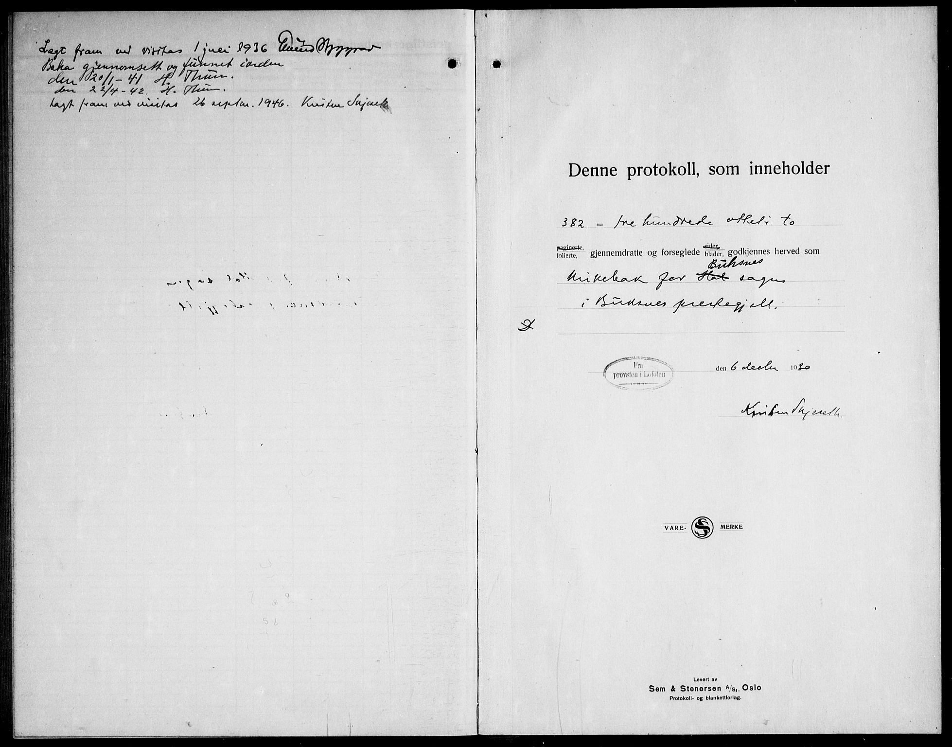 Ministerialprotokoller, klokkerbøker og fødselsregistre - Nordland, AV/SAT-A-1459/881/L1170: Parish register (copy) no. 881C07, 1930-1943, p. 350