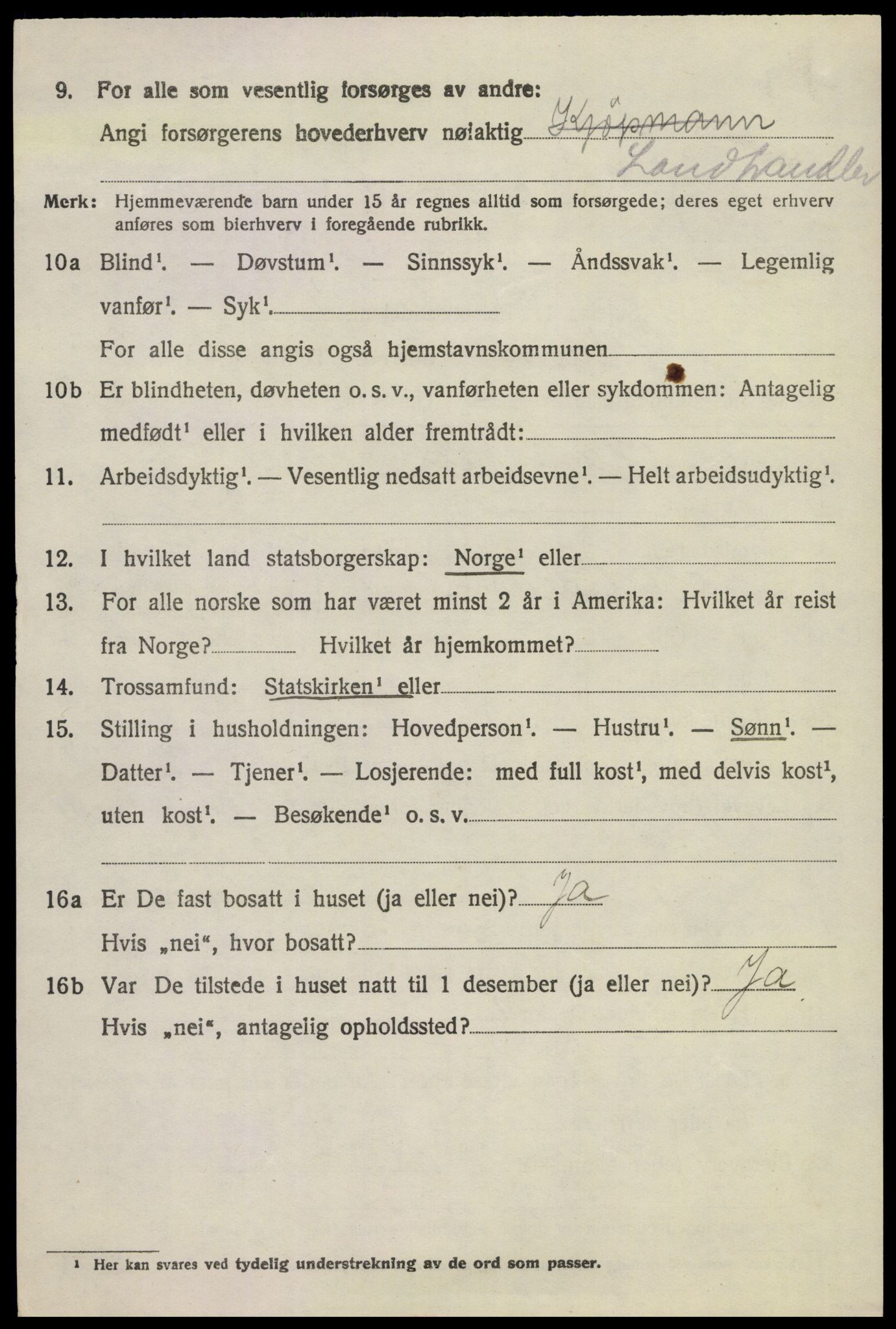 SAKO, 1920 census for Hedrum, 1920, p. 4022
