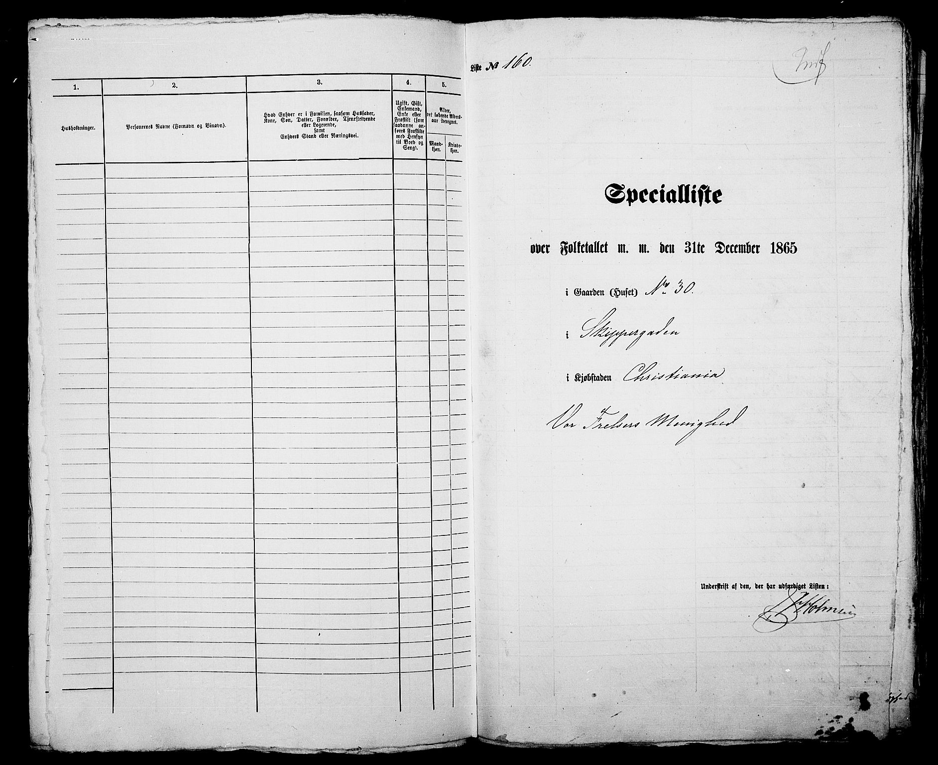 RA, 1865 census for Kristiania, 1865, p. 481