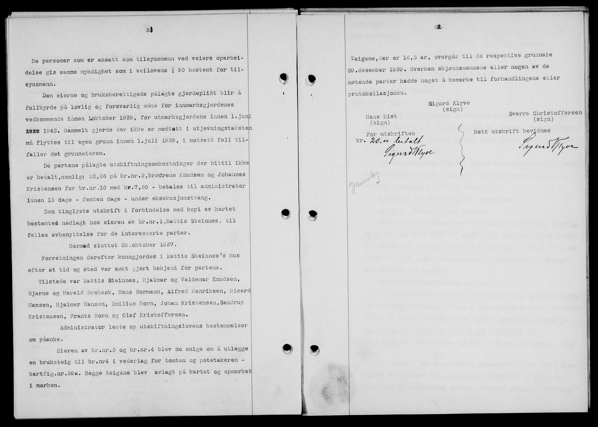 Lofoten sorenskriveri, SAT/A-0017/1/2/2C/L0003a: Mortgage book no. 3a, 1937-1938, Diary no: : 420/1938