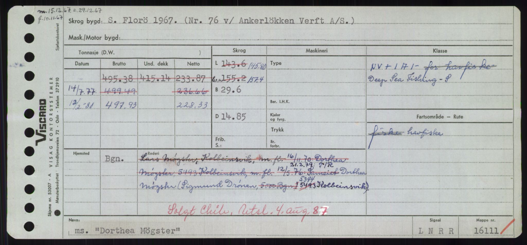 Sjøfartsdirektoratet med forløpere, Skipsmålingen, AV/RA-S-1627/H/Hd/L0008: Fartøy, C-D, p. 585