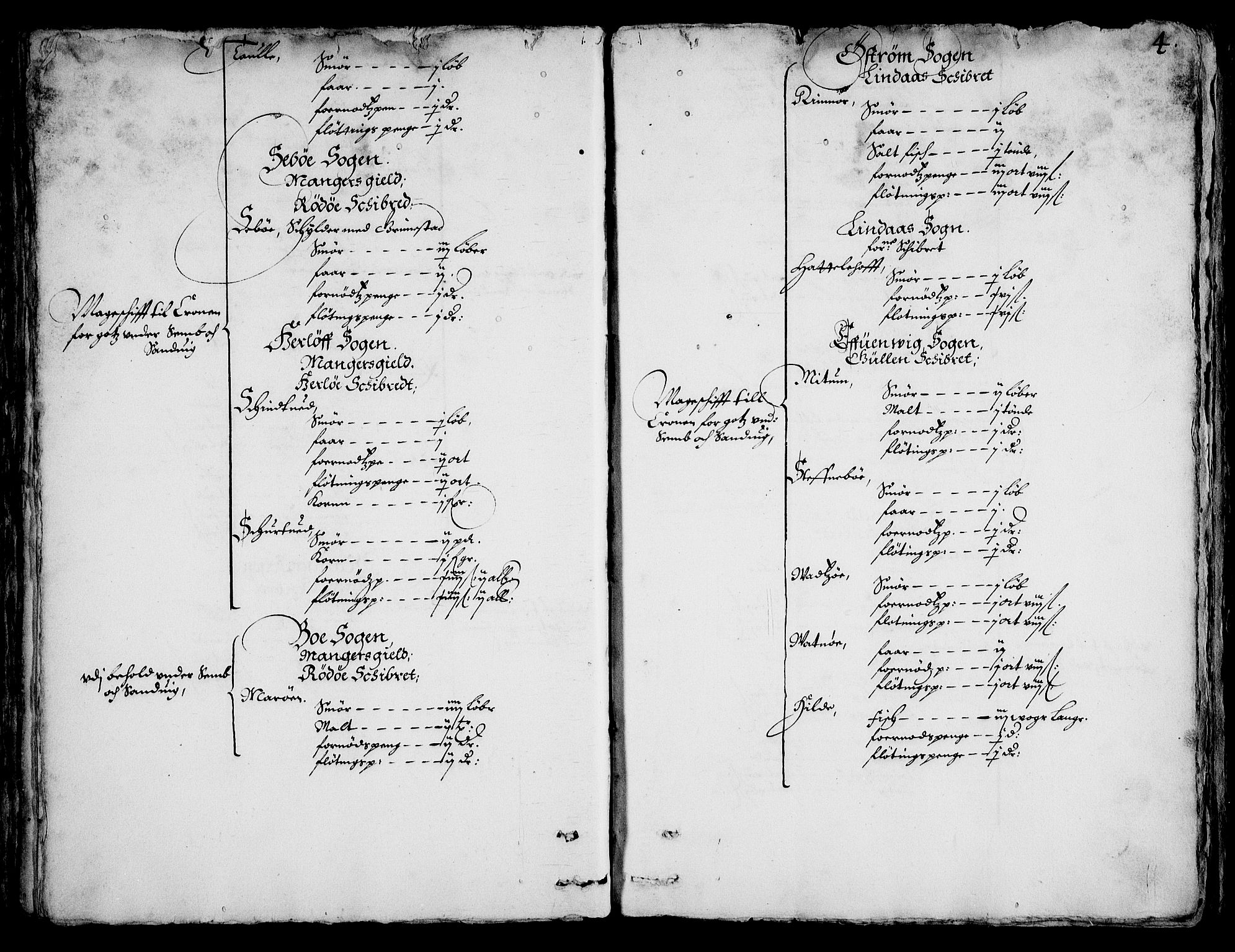 Rentekammeret inntil 1814, Realistisk ordnet avdeling, AV/RA-EA-4070/On/L0001/0002: Statens gods / [Jj 2]: Jordebok og forklaring over atkomstene til Hannibal Sehesteds gods, 1651, p. 1003b-1004a