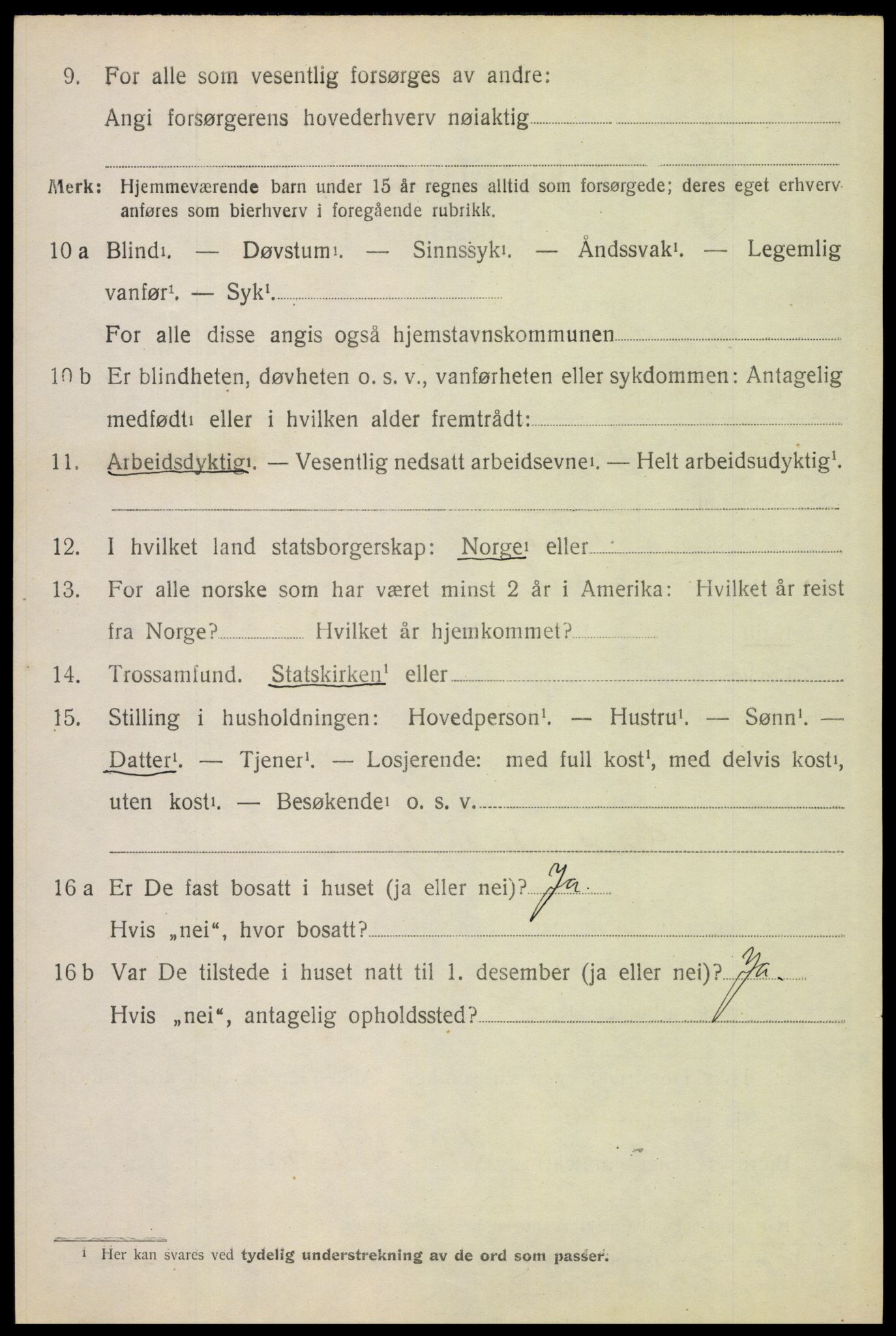 SAH, 1920 census for Brandval, 1920, p. 8053