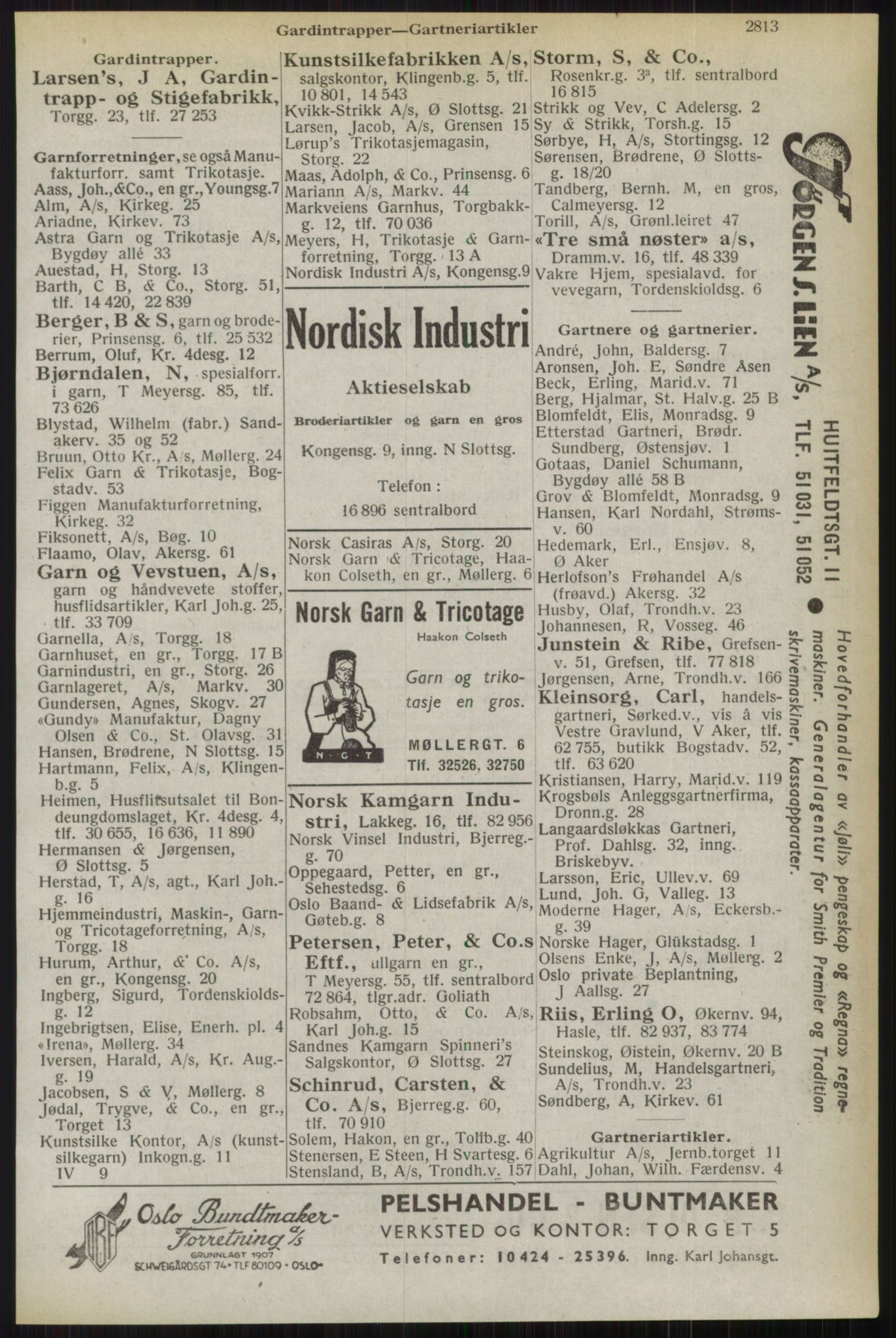 Kristiania/Oslo adressebok, PUBL/-, 1944, p. 2813