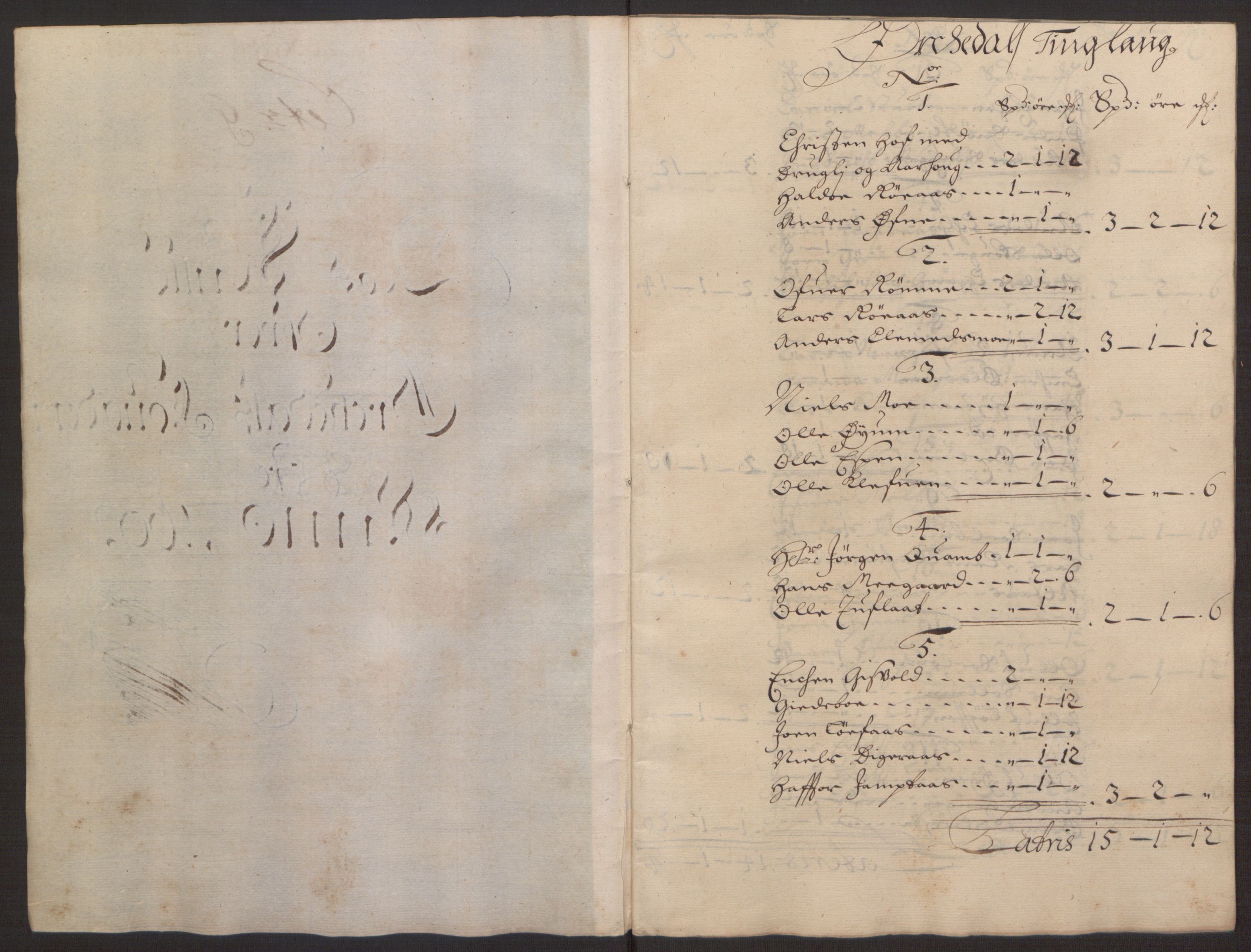 Rentekammeret inntil 1814, Reviderte regnskaper, Fogderegnskap, RA/EA-4092/R58/L3937: Fogderegnskap Orkdal, 1691-1692, p. 263