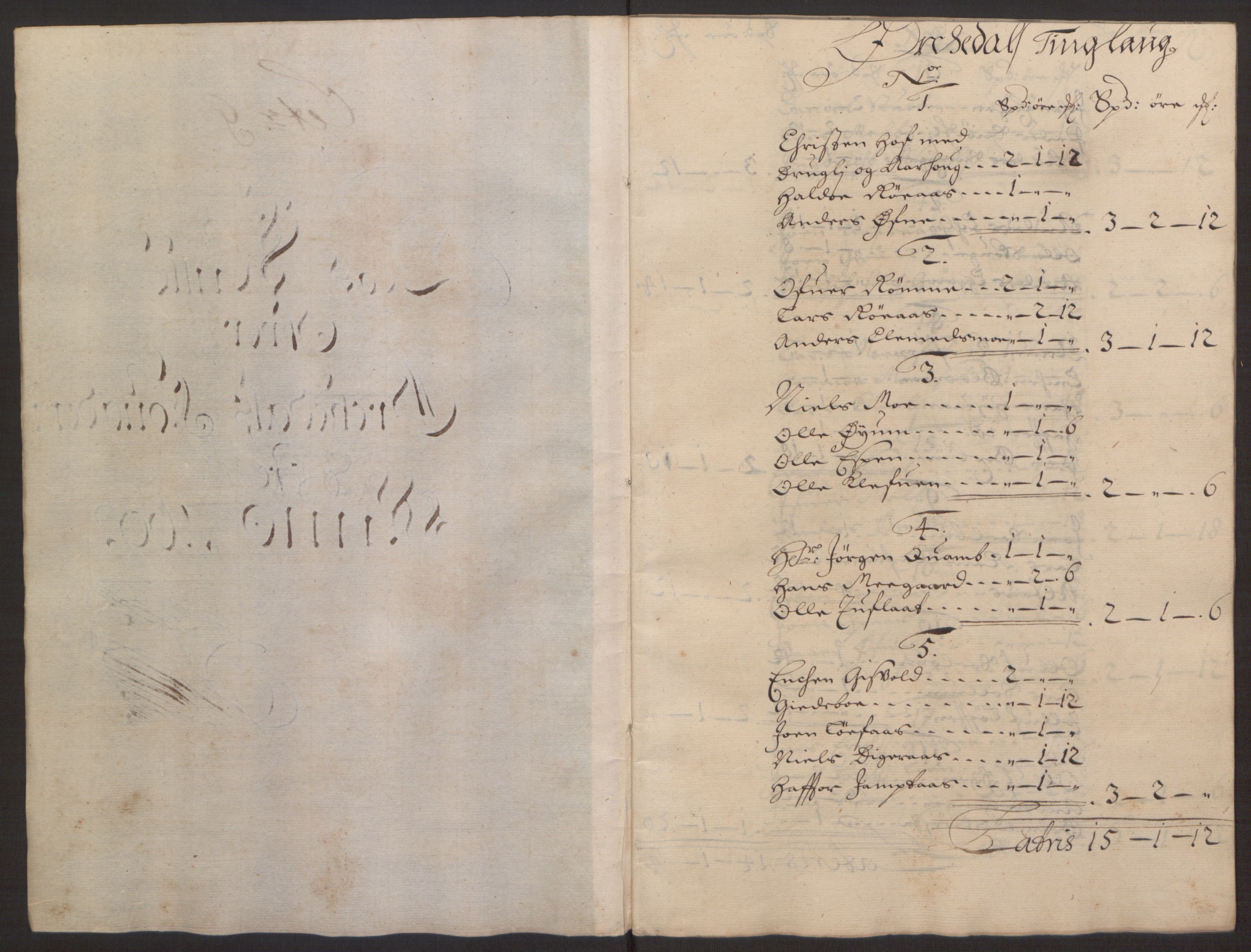 Rentekammeret inntil 1814, Reviderte regnskaper, Fogderegnskap, AV/RA-EA-4092/R58/L3937: Fogderegnskap Orkdal, 1691-1692, p. 263