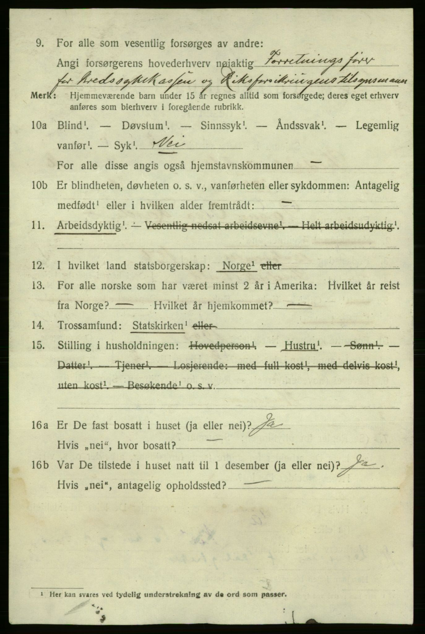 SAO, 1920 census for Fredrikshald, 1920, p. 25754