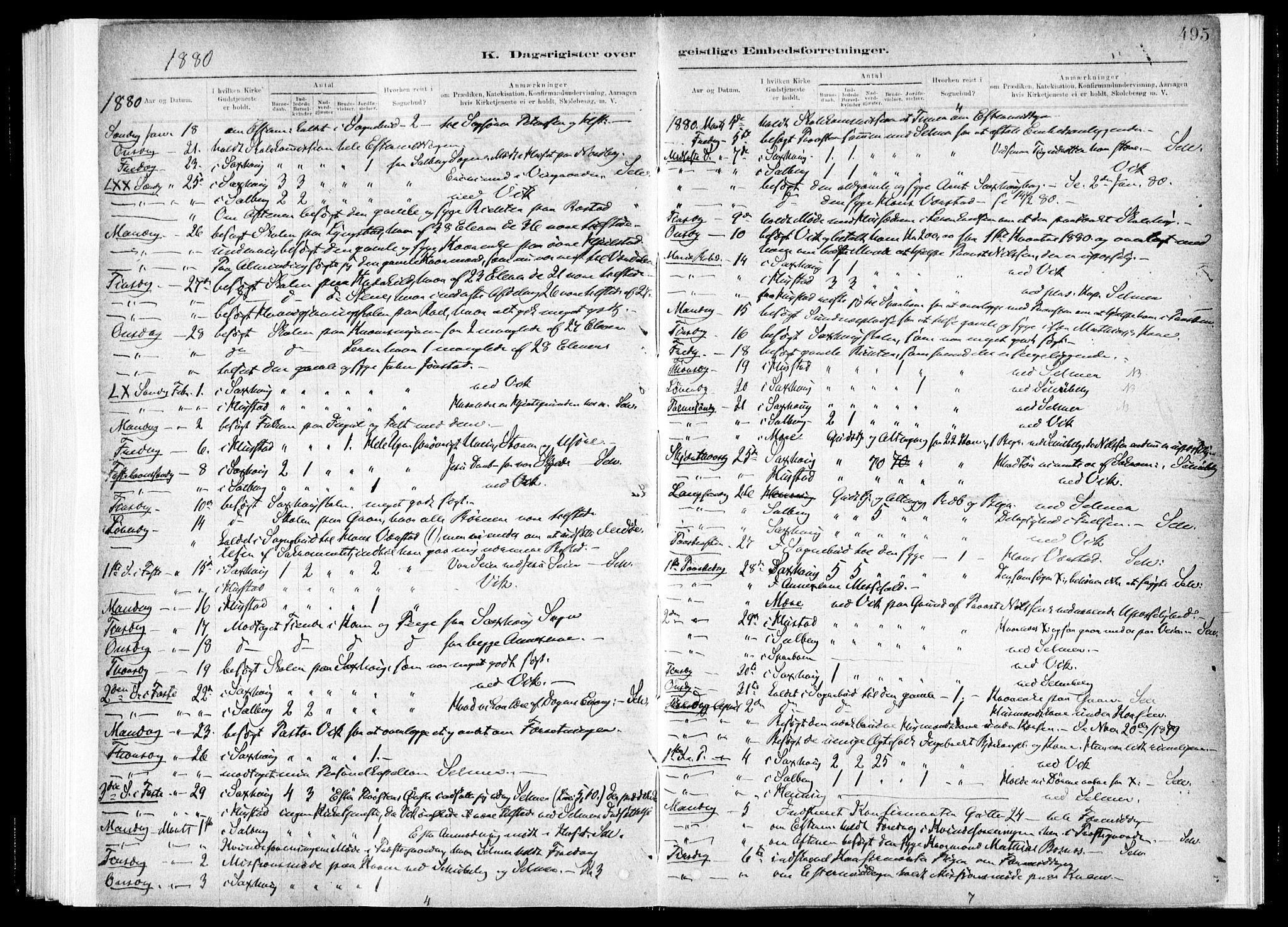Ministerialprotokoller, klokkerbøker og fødselsregistre - Nord-Trøndelag, SAT/A-1458/730/L0285: Parish register (official) no. 730A10, 1879-1914, p. 495