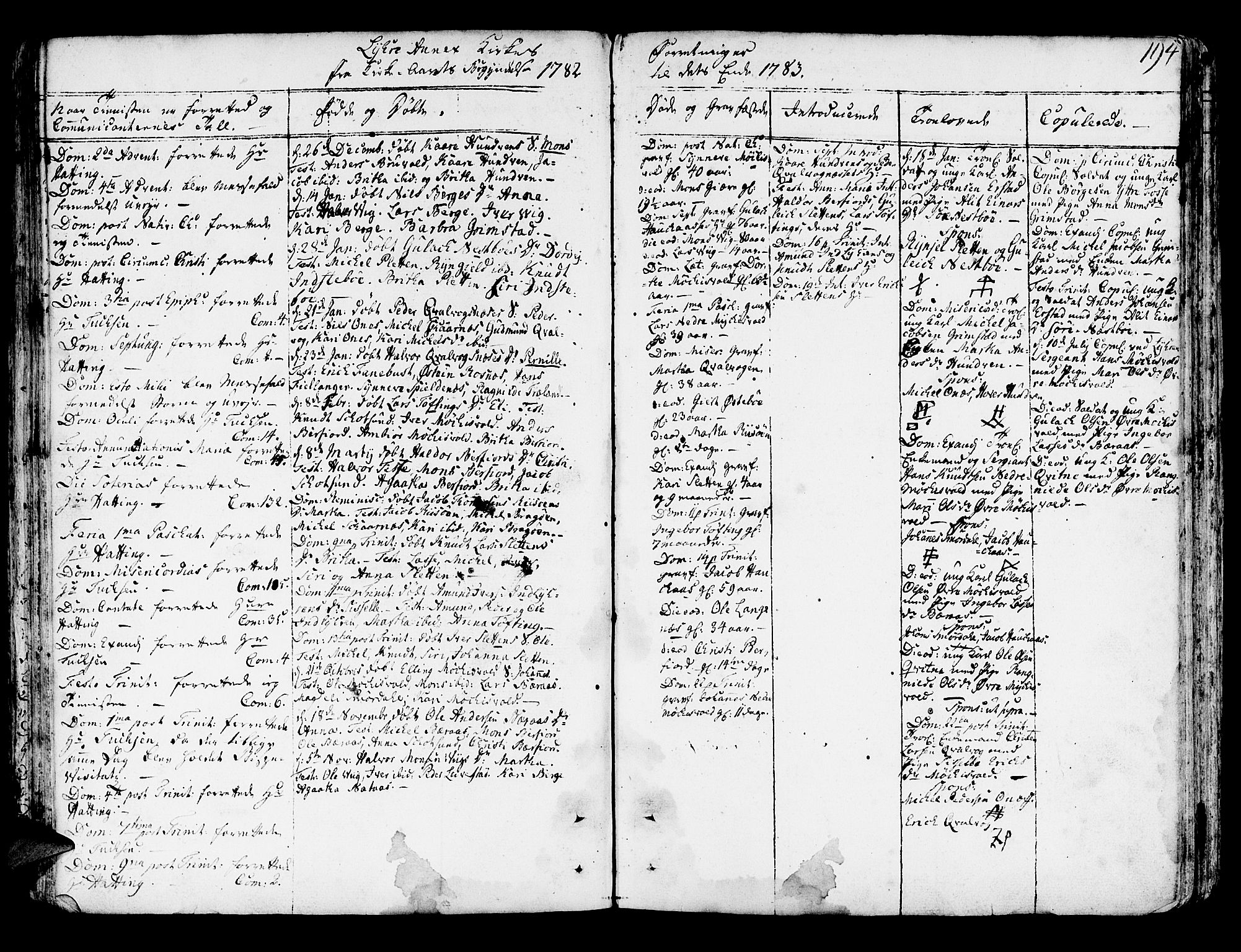 Lindås Sokneprestembete, AV/SAB-A-76701/H/Haa/Haaa/L0004: Parish register (official) no. A 4, 1764-1791, p. 194