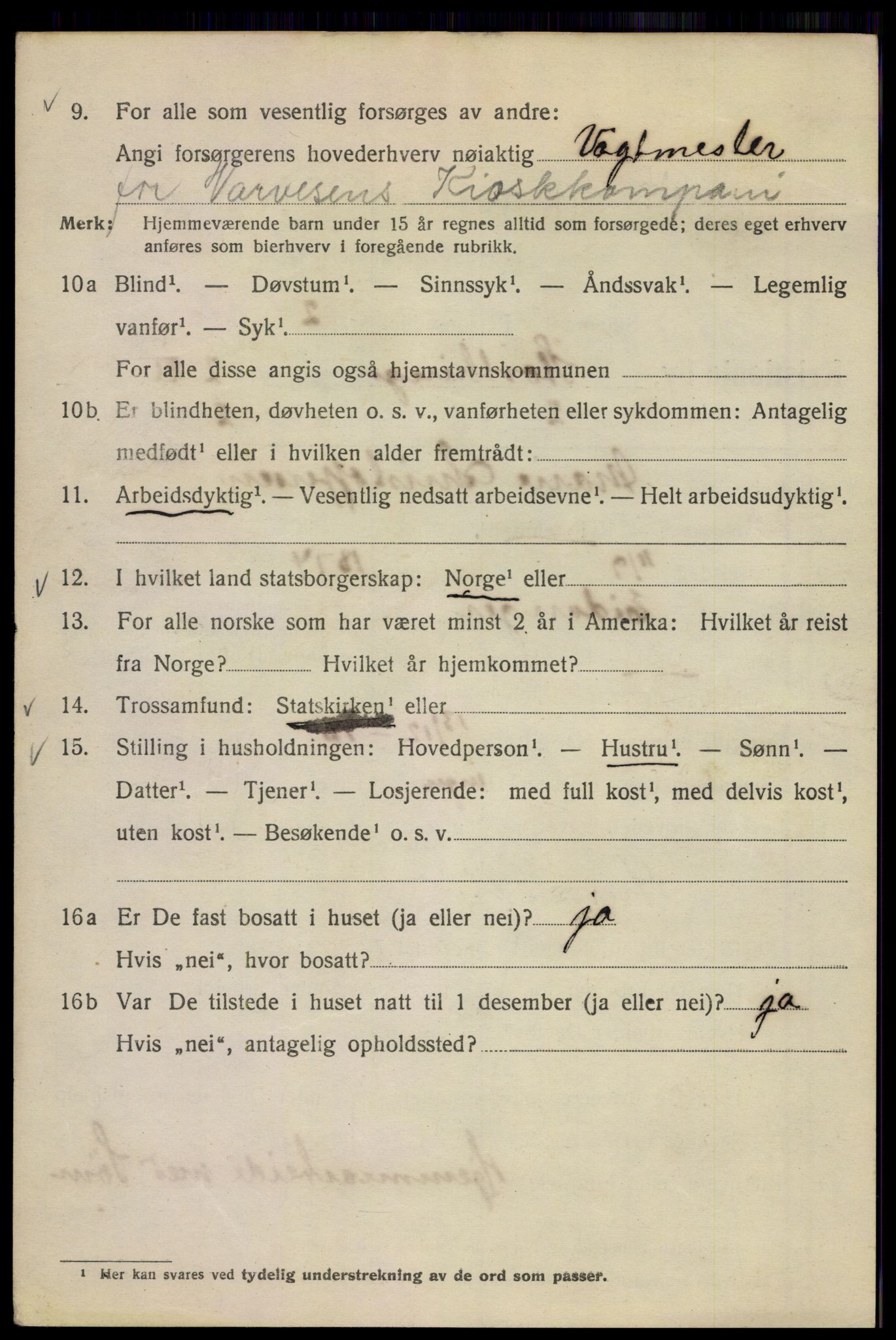 SAO, 1920 census for Kristiania, 1920, p. 550320