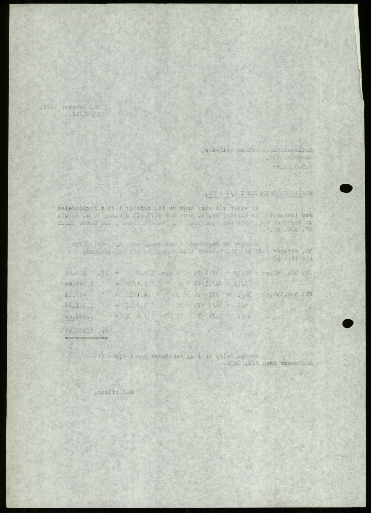 Pa 1503 - Stavanger Drilling AS, SAST/A-101906/D/L0007: Korrespondanse og saksdokumenter, 1974-1981, p. 184