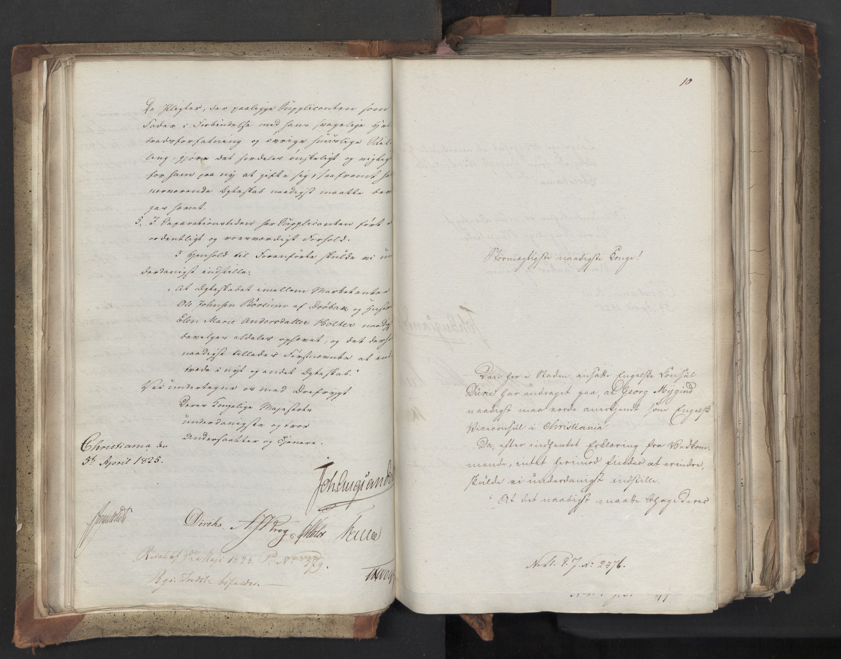 Statsrådsavdelingen i Stockholm, AV/RA-S-1003/D/Da/L0042: Regjeringsinnstillinger nr. 2467-2705, 1825, p. 26