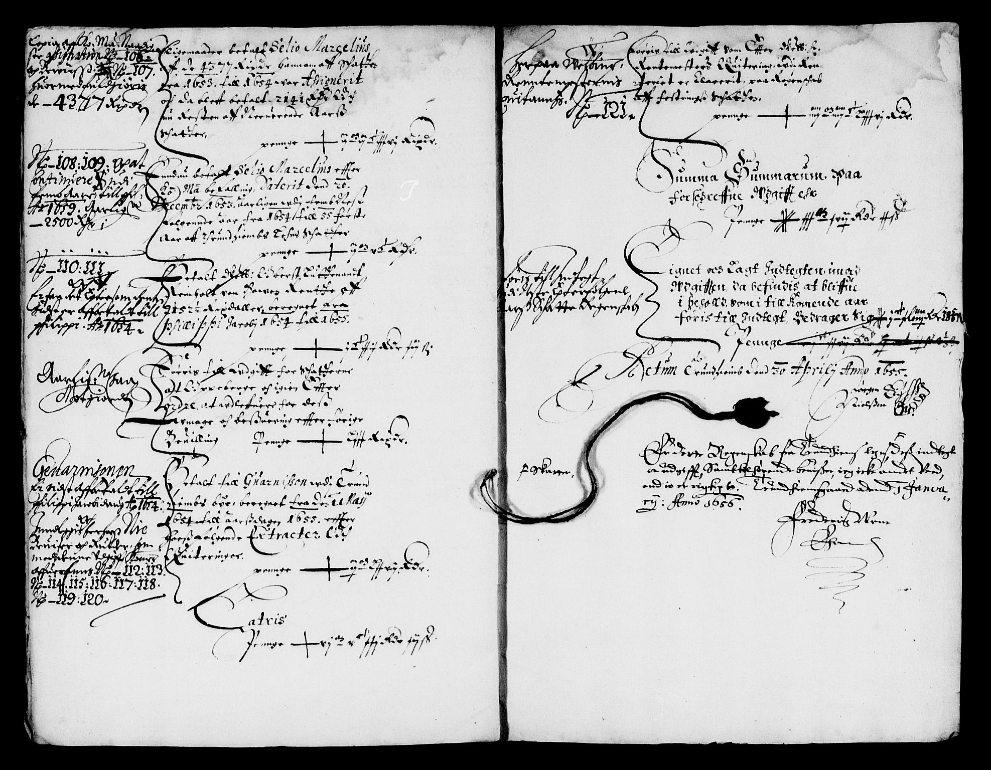 Rentekammeret inntil 1814, Reviderte regnskaper, Lensregnskaper, AV/RA-EA-5023/R/Rb/Rbw/L0119: Trondheim len, 1654-1656