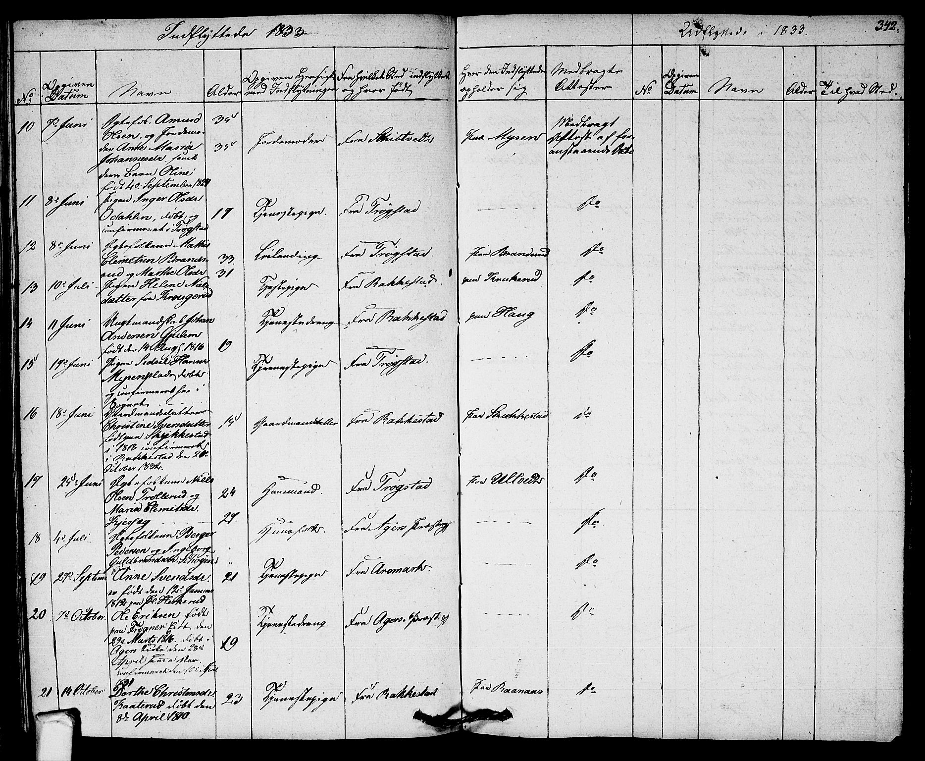 Eidsberg prestekontor Kirkebøker, AV/SAO-A-10905/F/Fa/L0008: Parish register (official) no. I 8, 1832-1848, p. 342