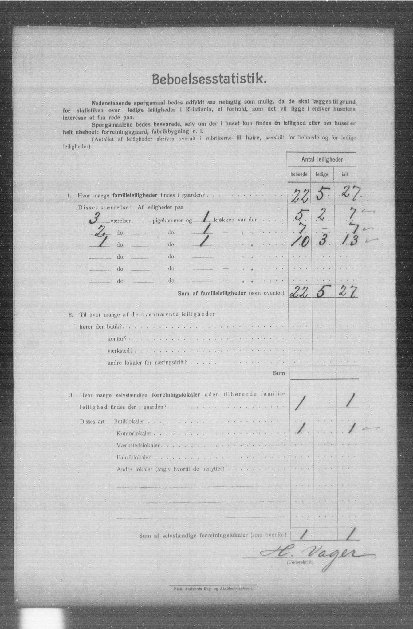 OBA, Municipal Census 1904 for Kristiania, 1904, p. 15141