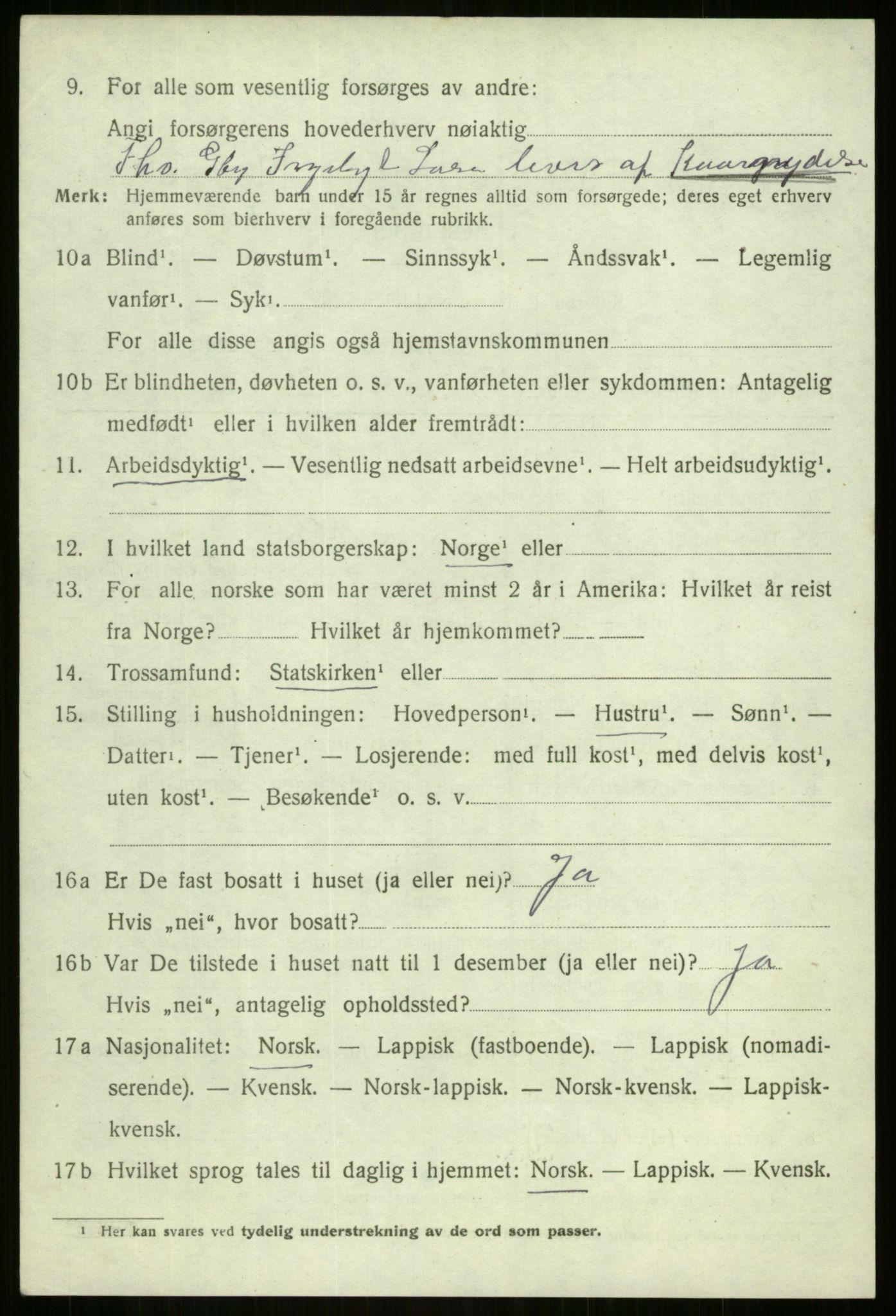 SATØ, 1920 census for Sørreisa, 1920, p. 4752