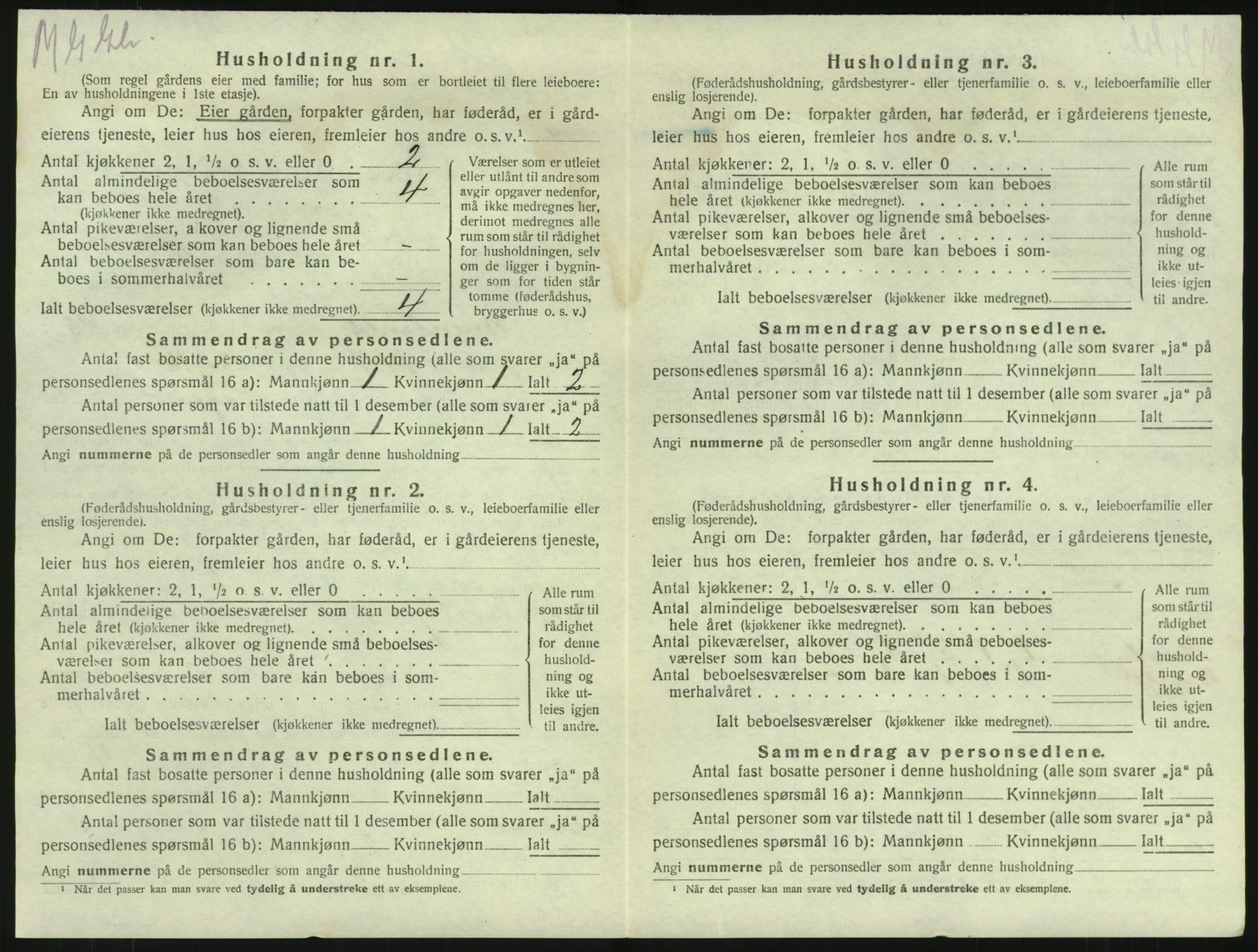 SAKO, 1920 census for Brunlanes, 1920, p. 1758