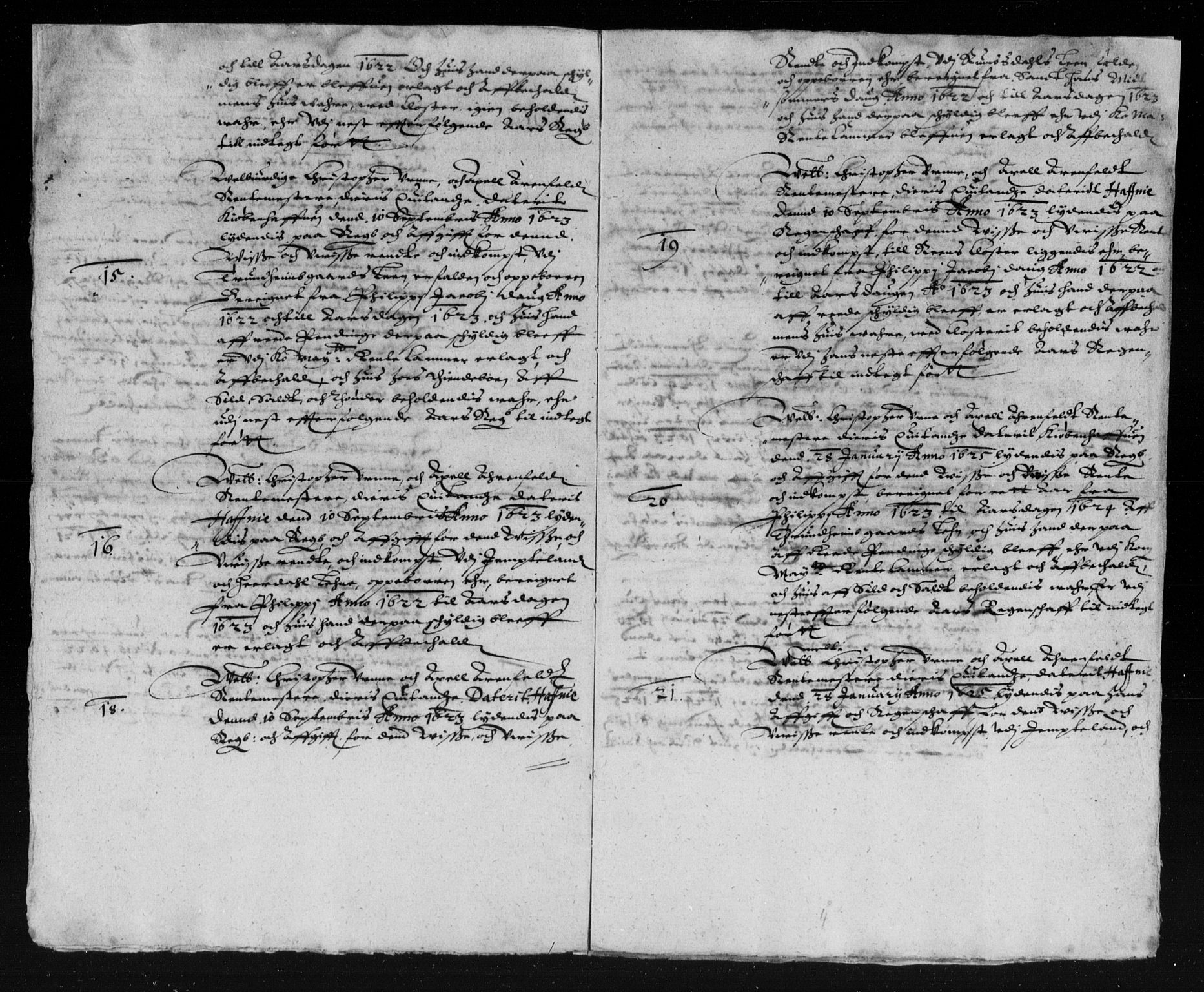 Rentekammeret inntil 1814, Reviderte regnskaper, Lensregnskaper, AV/RA-EA-5023/R/Rb/Rbw/L0033: Trondheim len, 1620-1628