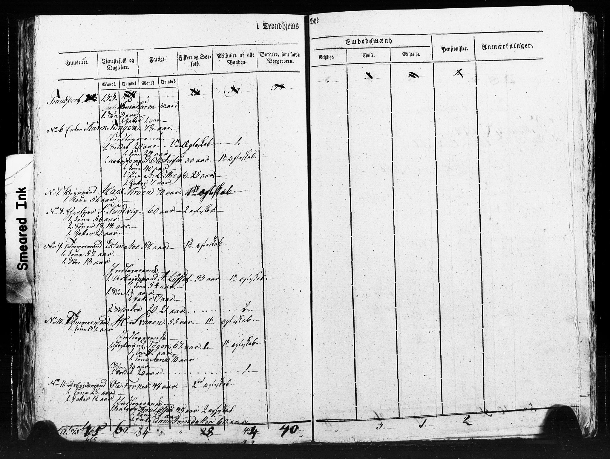 SAT, Census 1815 for Trondheim (transcript), 1815, p. 85