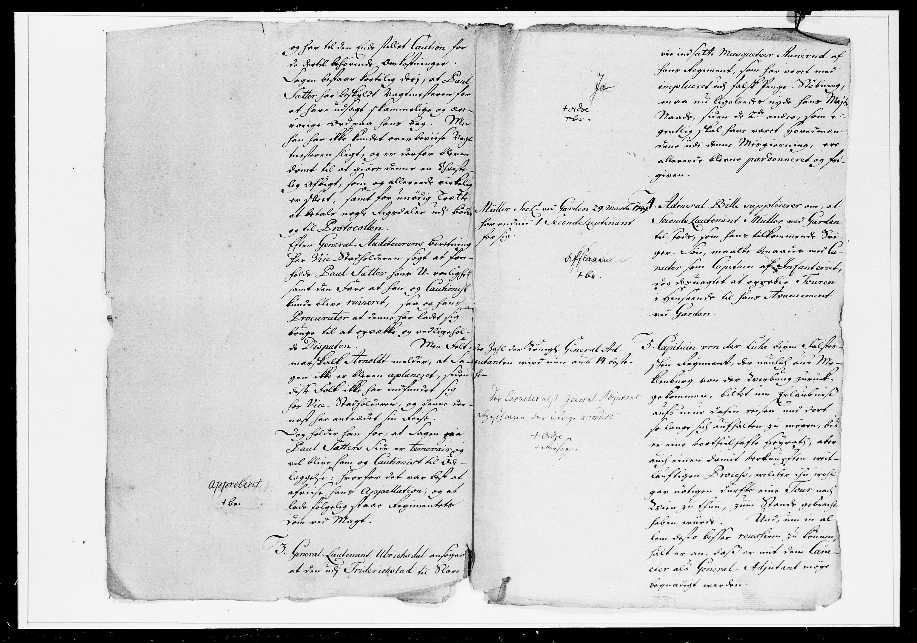 Krigskollegiet, Krigskancelliet, DRA/A-0006/-/1233-1240: Refererede sager, 1752, p. 93