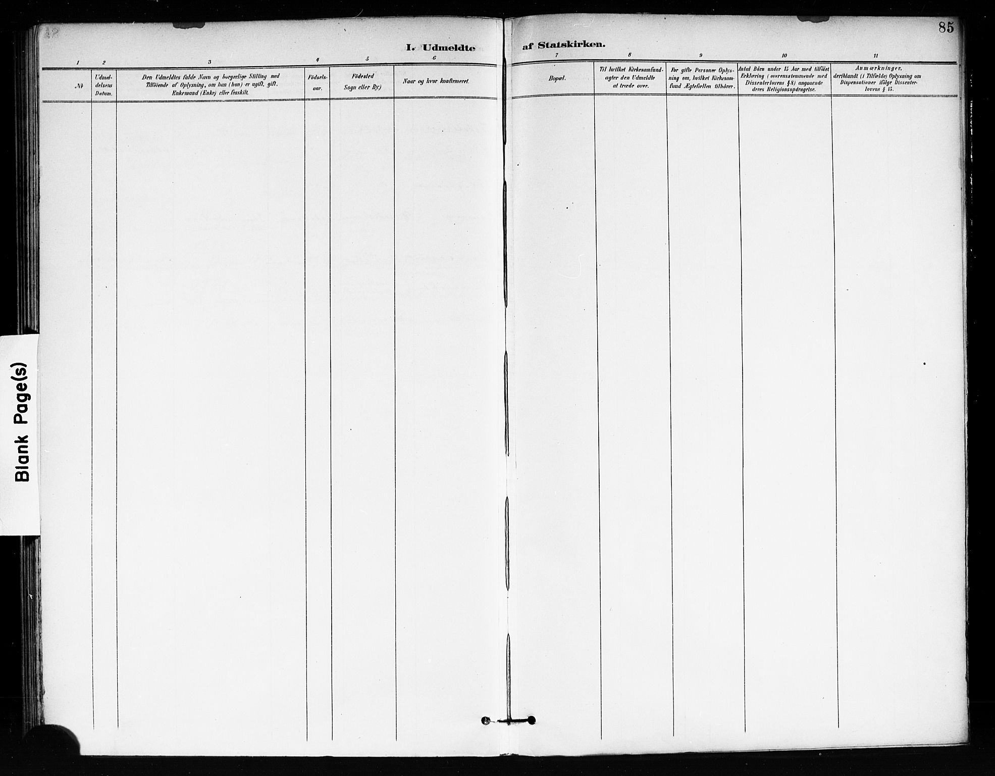 Fet prestekontor Kirkebøker, AV/SAO-A-10370a/F/Fb/L0002: Parish register (official) no. II 2, 1892-1904, p. 85