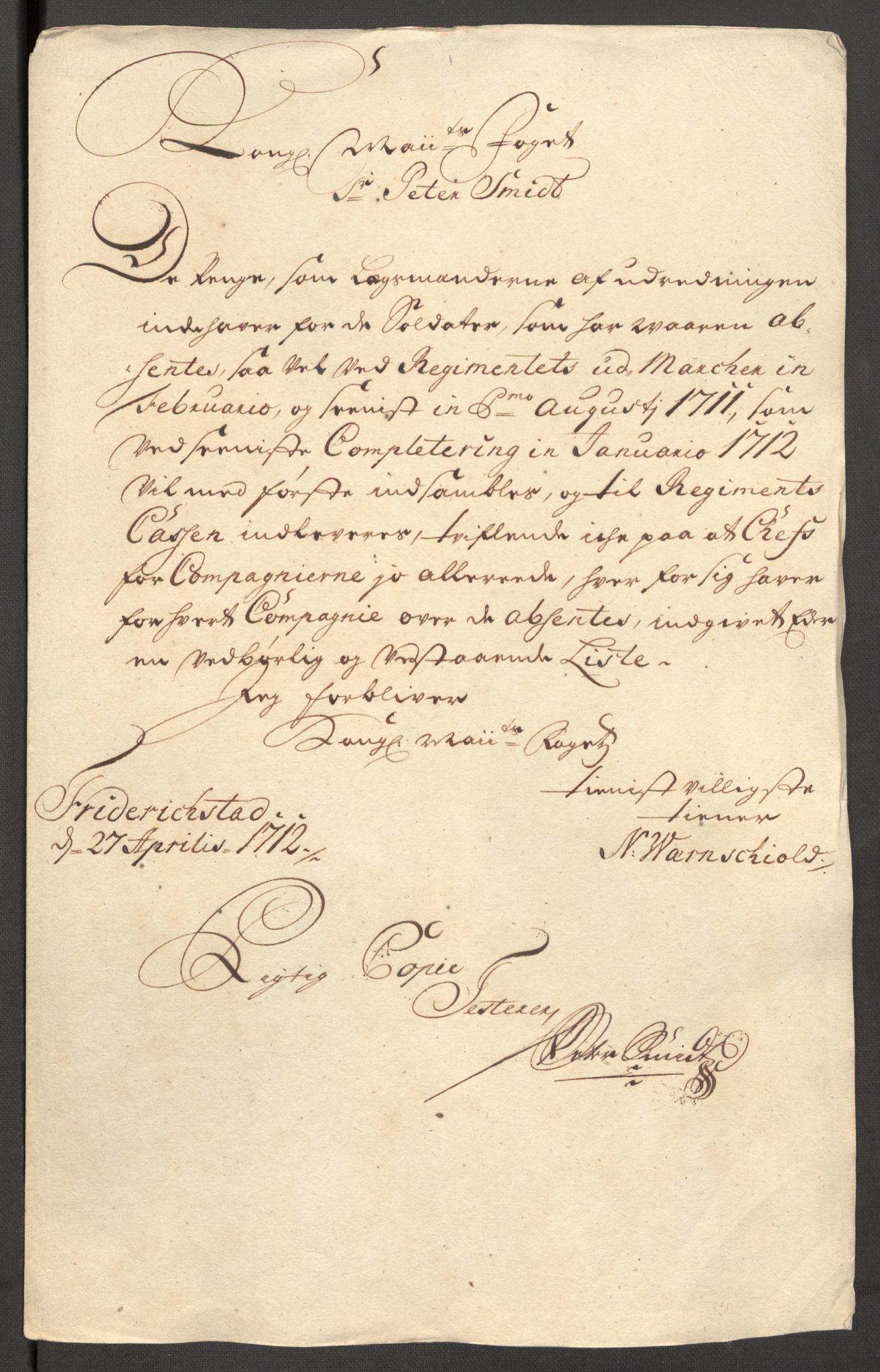 Rentekammeret inntil 1814, Reviderte regnskaper, Fogderegnskap, AV/RA-EA-4092/R01/L0021: Fogderegnskap Idd og Marker, 1712, p. 89