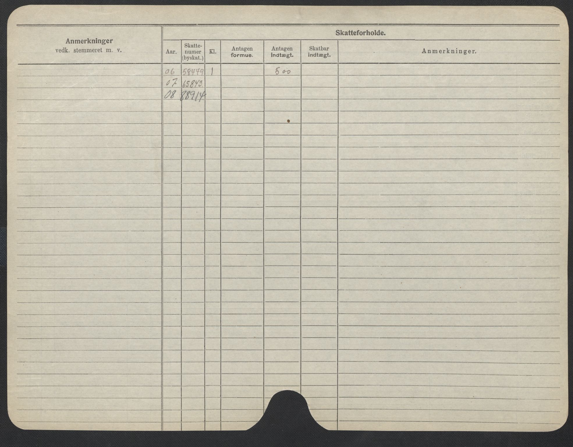 Oslo folkeregister, Registerkort, SAO/A-11715/F/Fa/Fac/L0012: Kvinner, 1906-1914, p. 677b